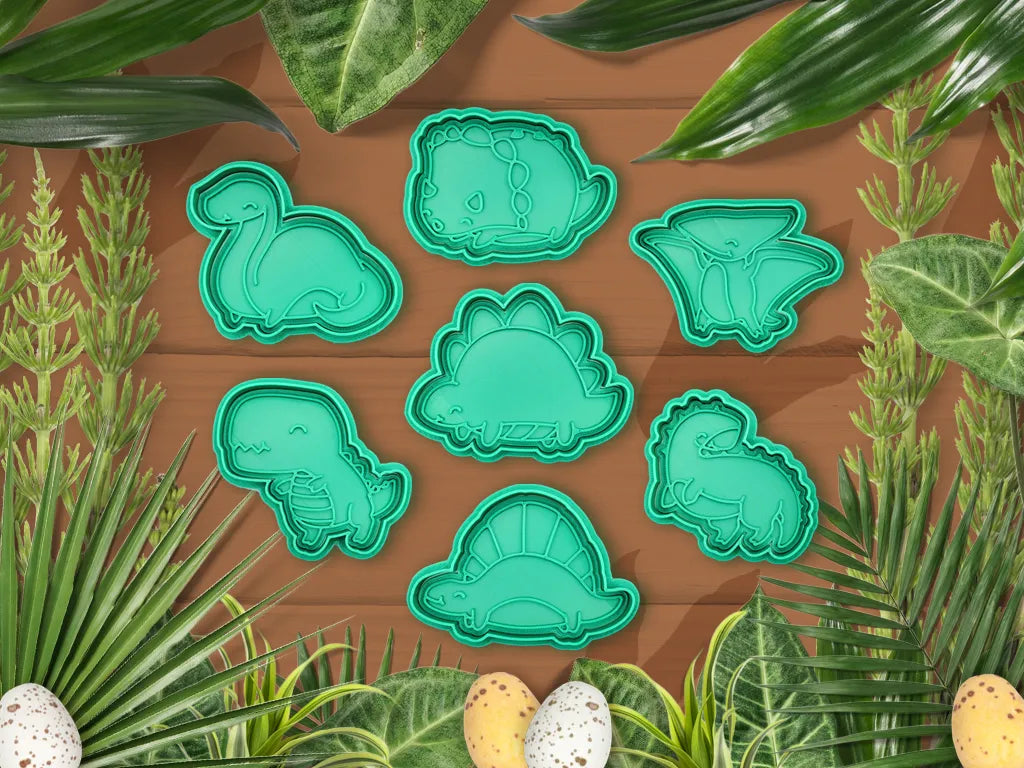 Emporte-pièce / poinçon à thème dinosaures mignons - Cuisine Print