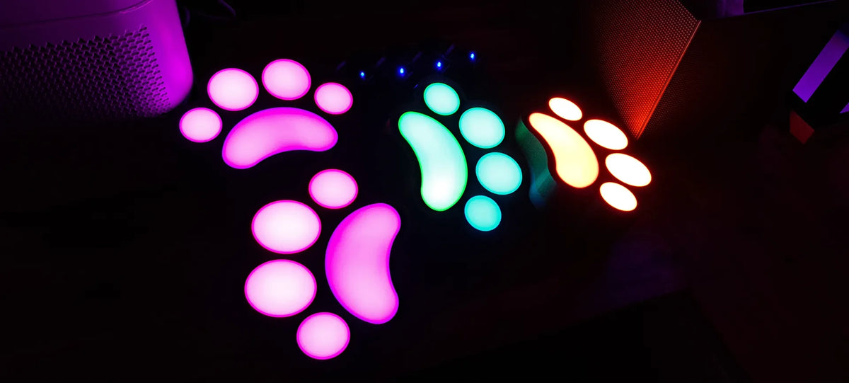 Lampe Patte RGB - Lumière Print