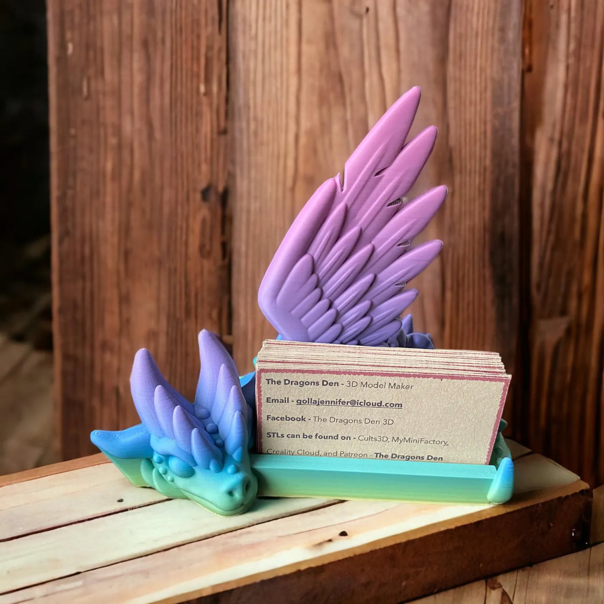 Porte-cartes de visite Dragon - NFC Print
