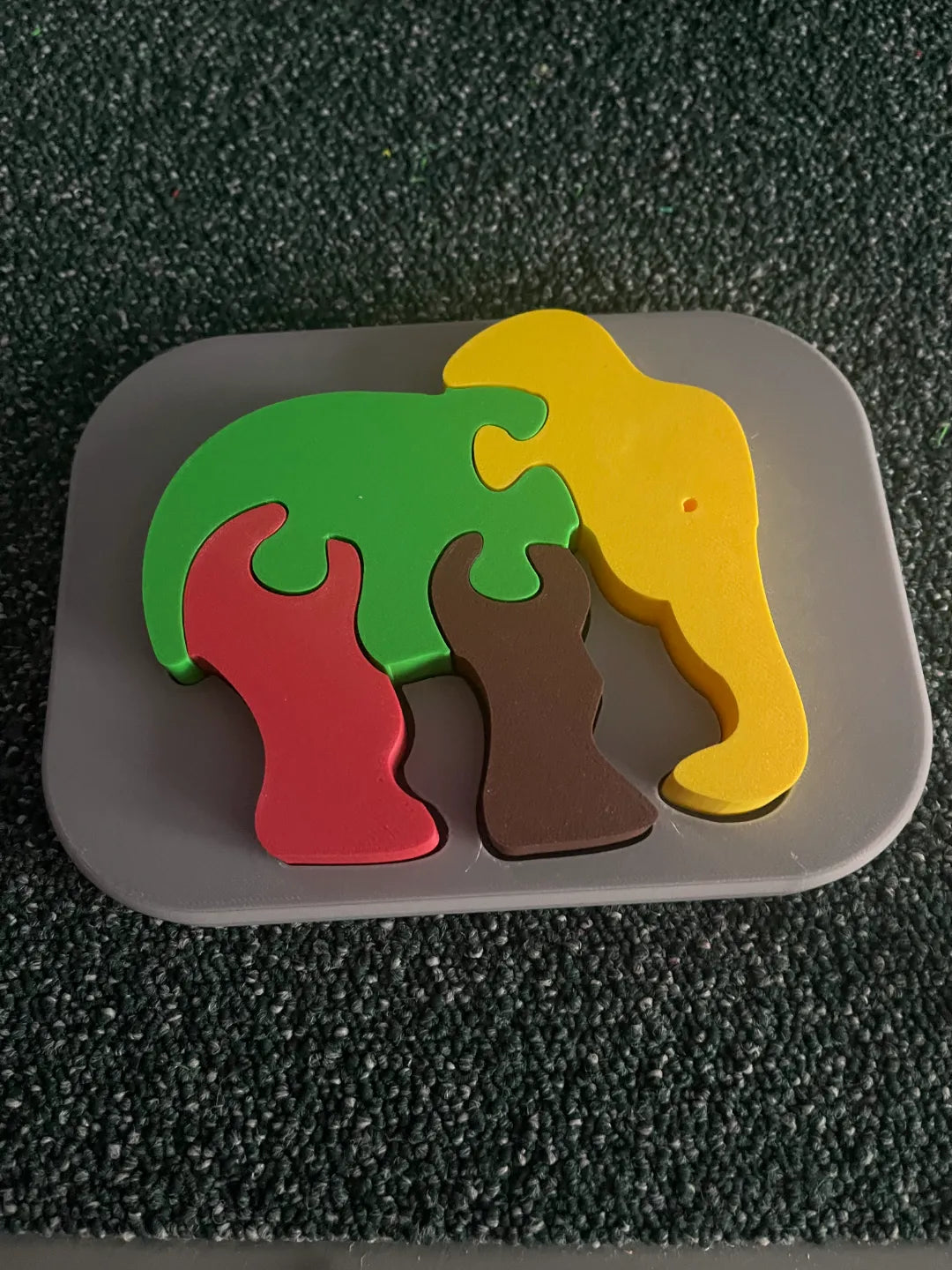 Puzzle d'éléphant pour enfants - Bébé Print