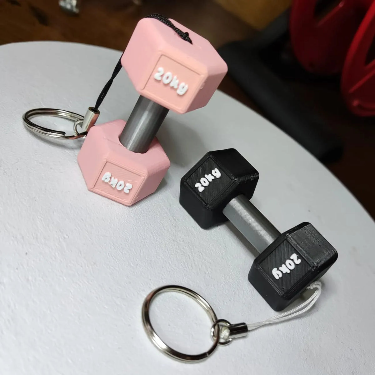 Porte-clés GYM Haltères Dumbbells Mancuernas - Sport Print