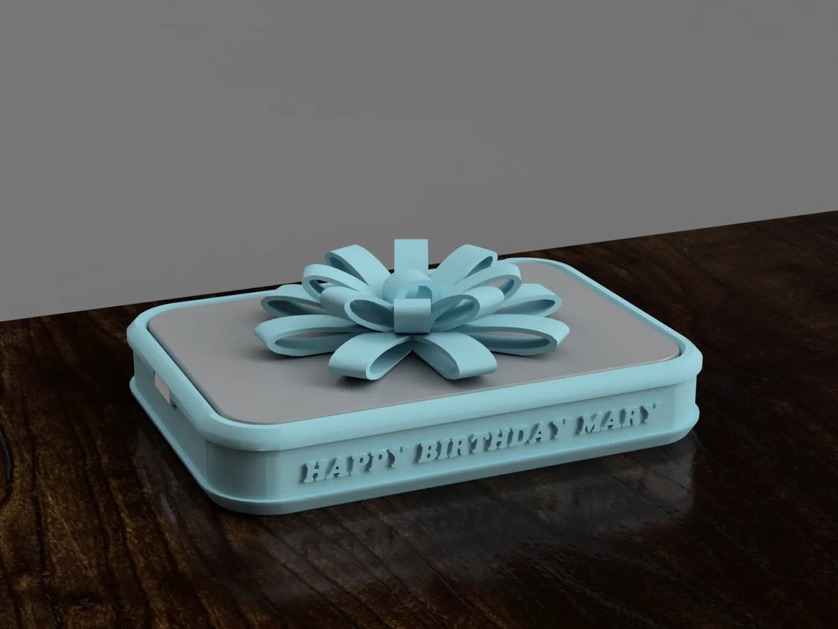 Boîte à carte-cadeau personnalisable avec verrouillage mécanique - Cadeau Print