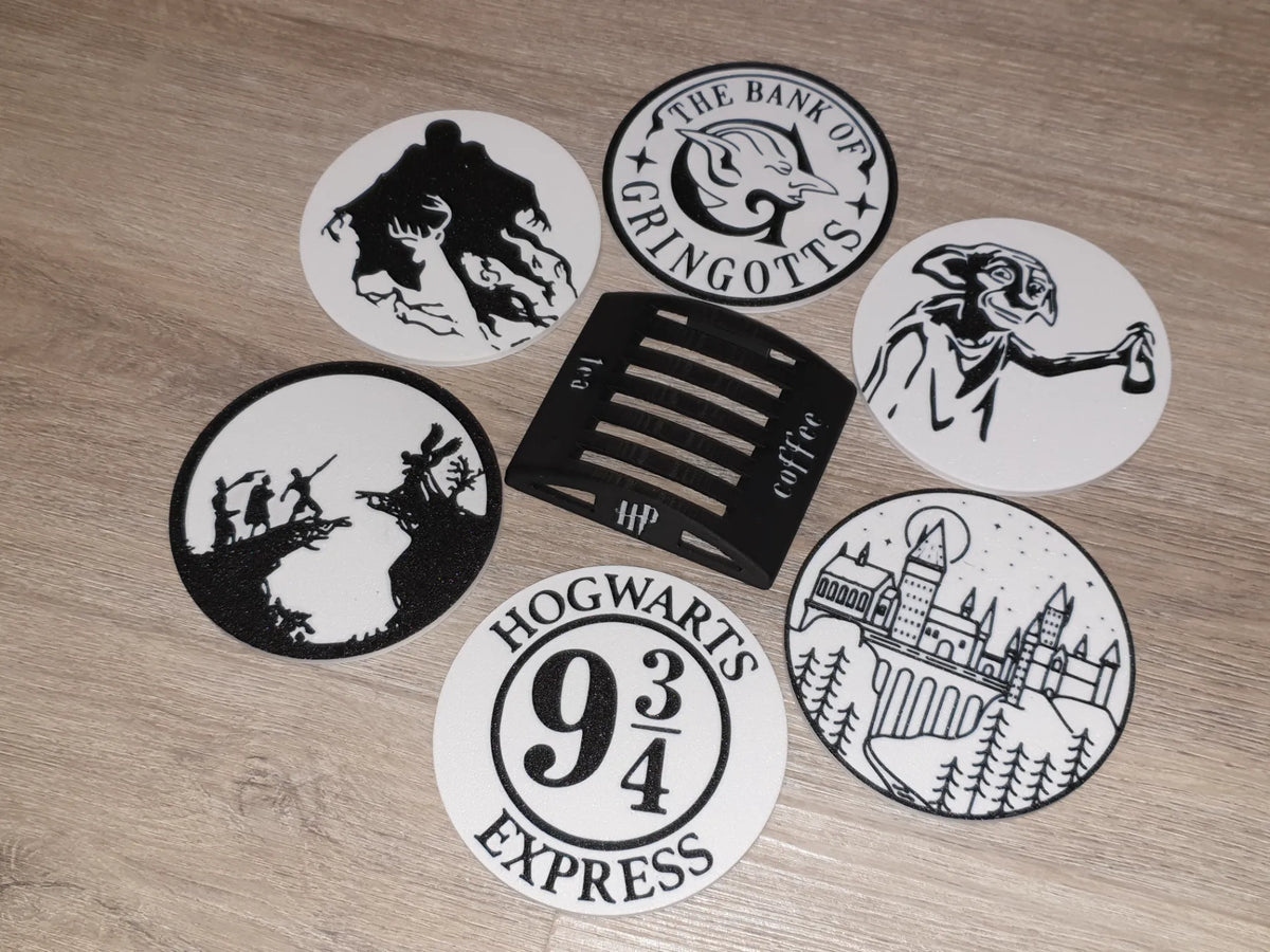 Collection de sous-verres Harry Potter - Geek Print