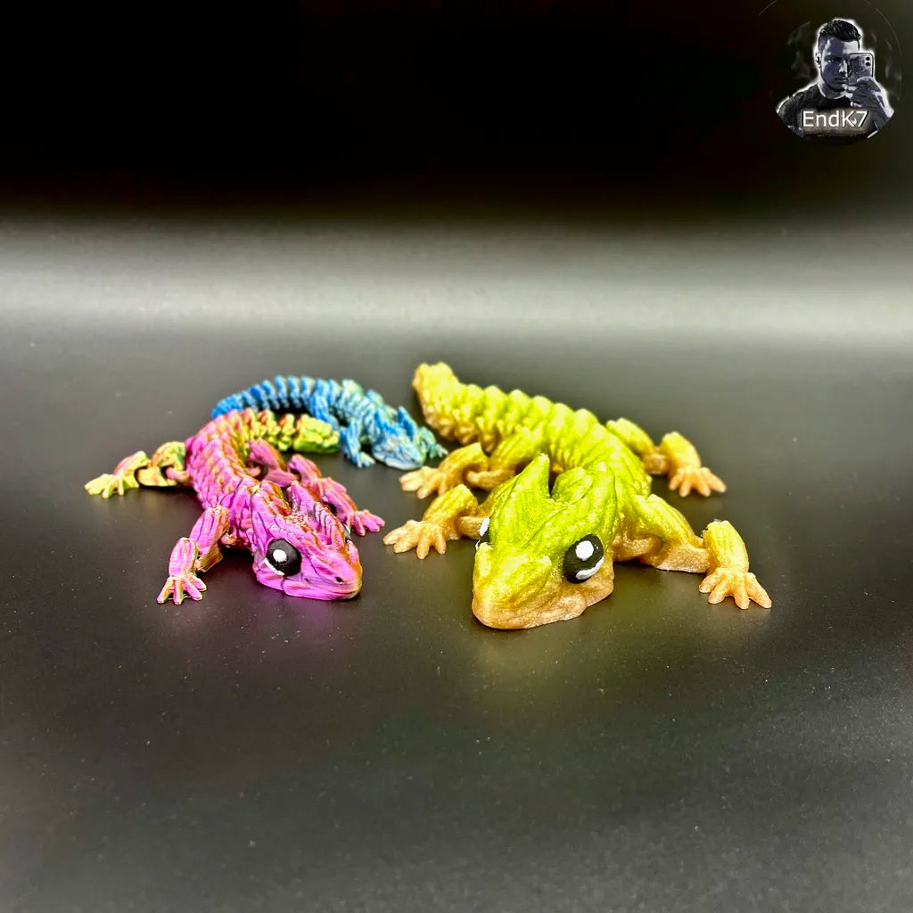 Petit Dragon d'Herbe - Articulé - Impression en Place - Flexi - Sans Supports - Fantastique - Jeux Print