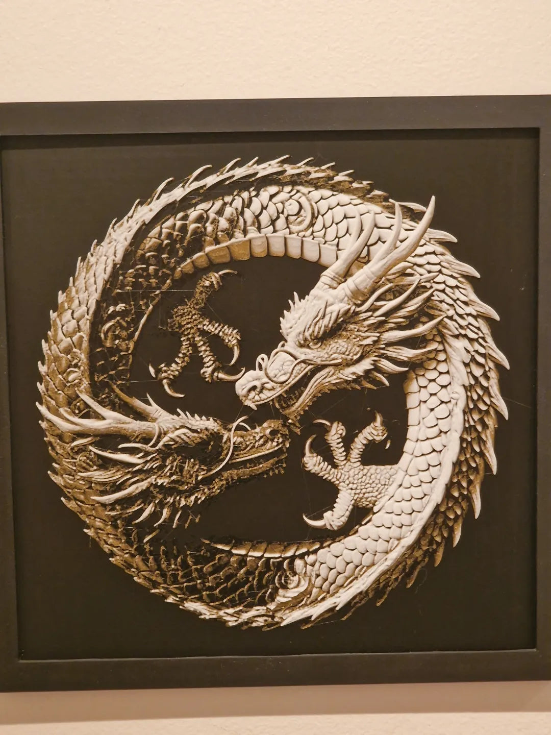 Dragons Yin Yang - Art Print