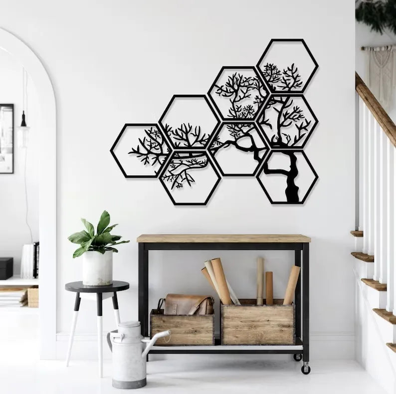 Art mural - Arbre - Maison Print