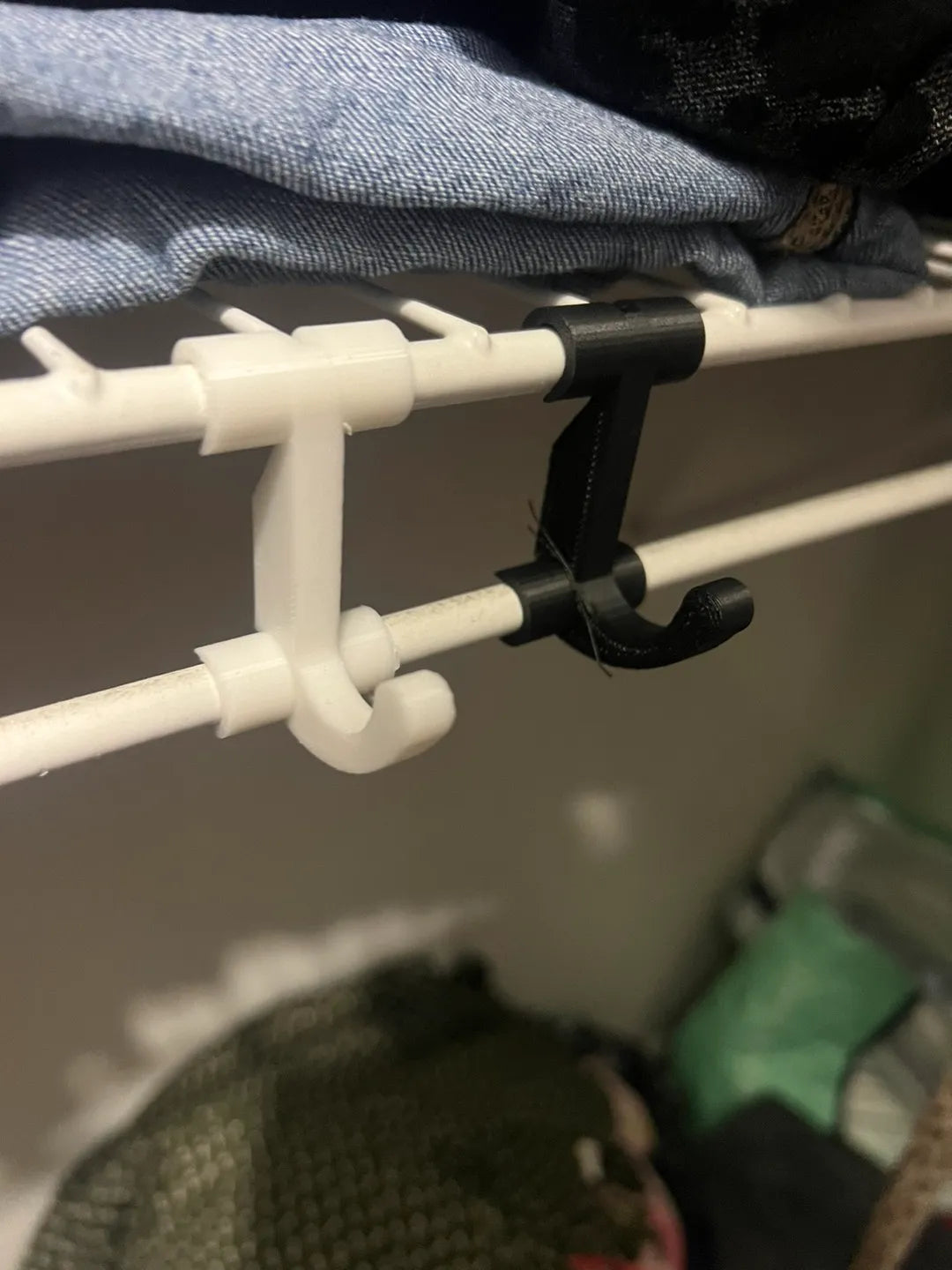 Crochet pour étagère filaire – modèle 2 - Vélo Print