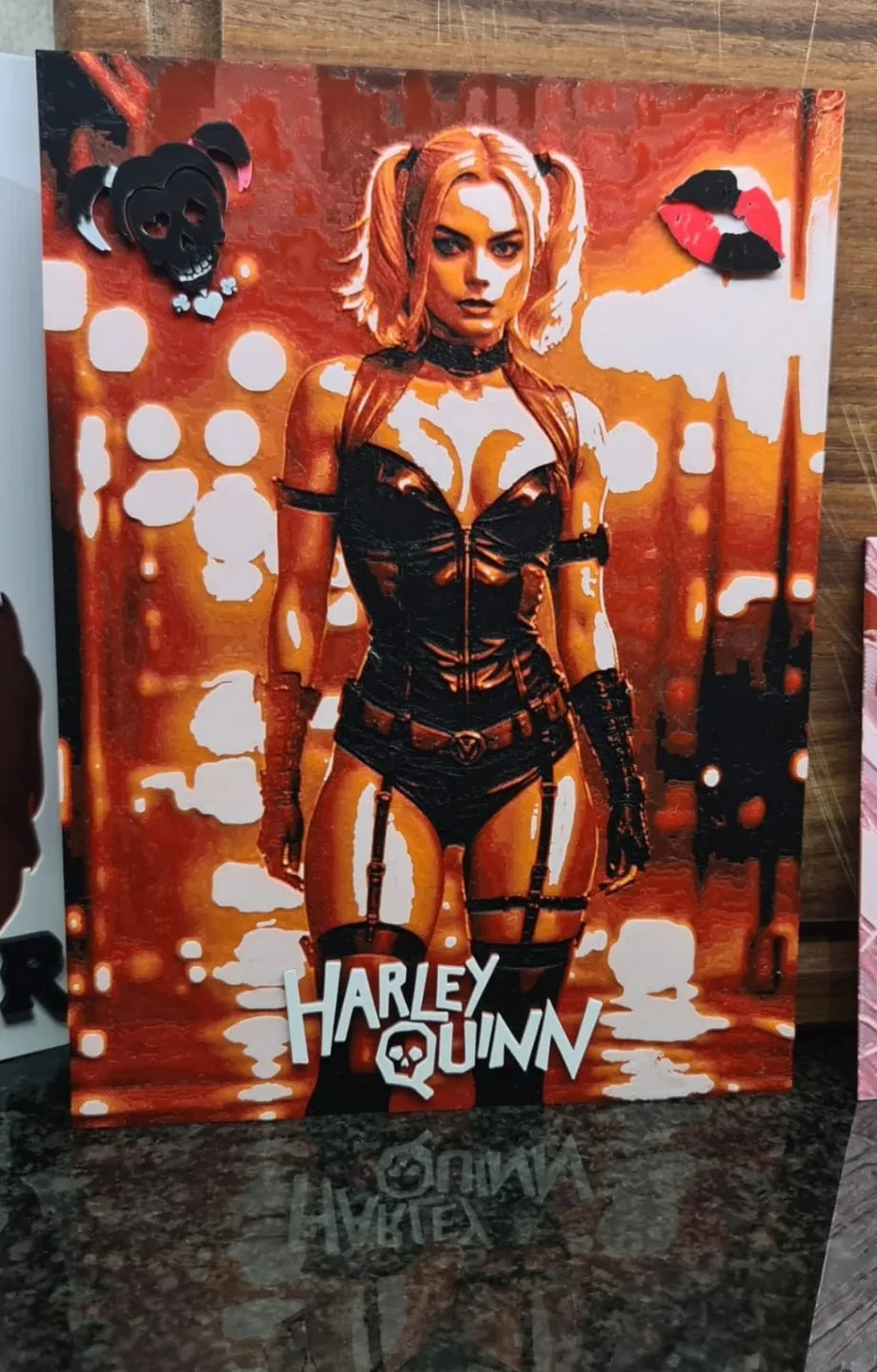Portrait de Harley Quinn - Hueforge - Art Print