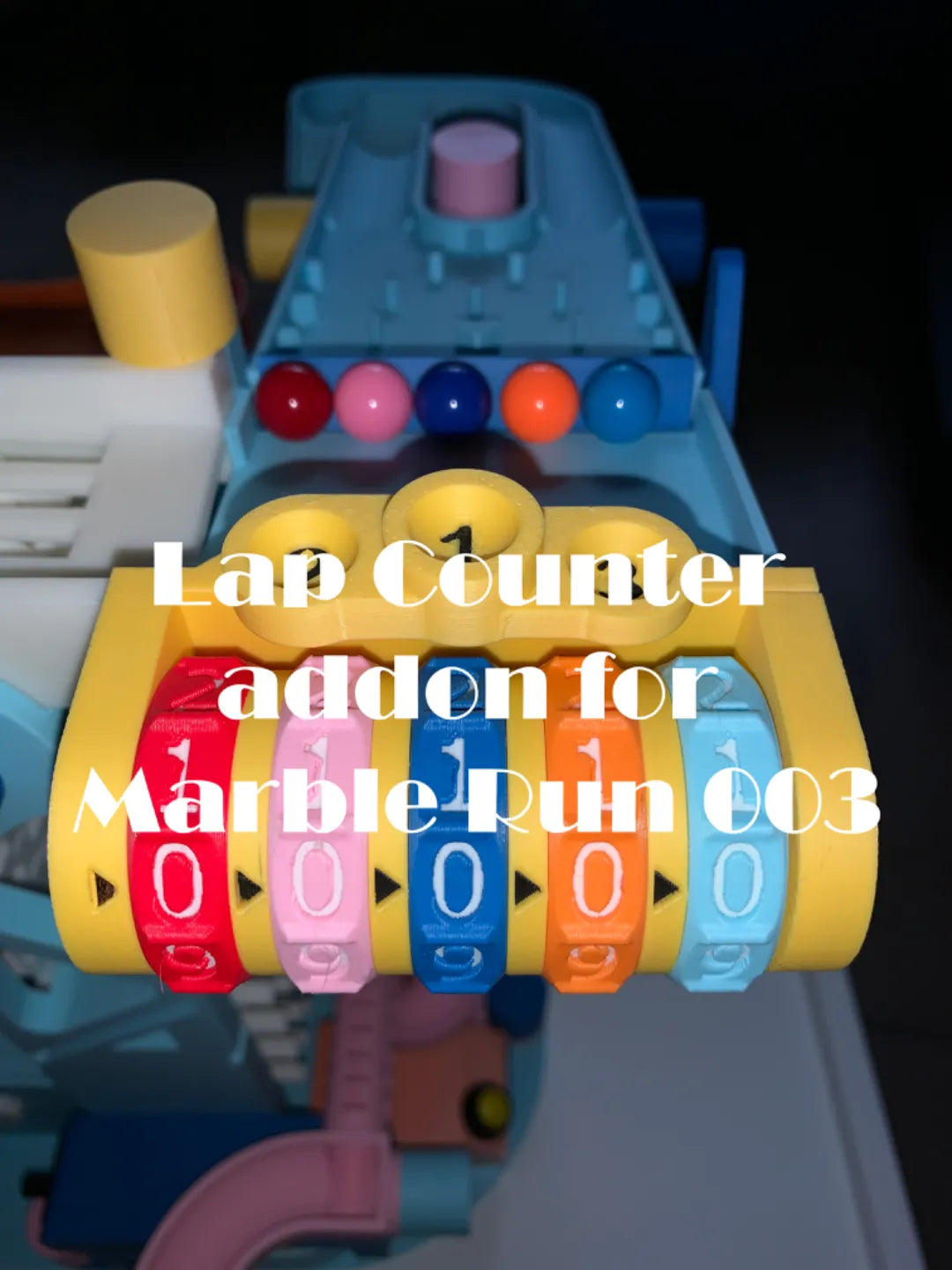 Compteur de tours pour Marble Run 003 - Jeux Print