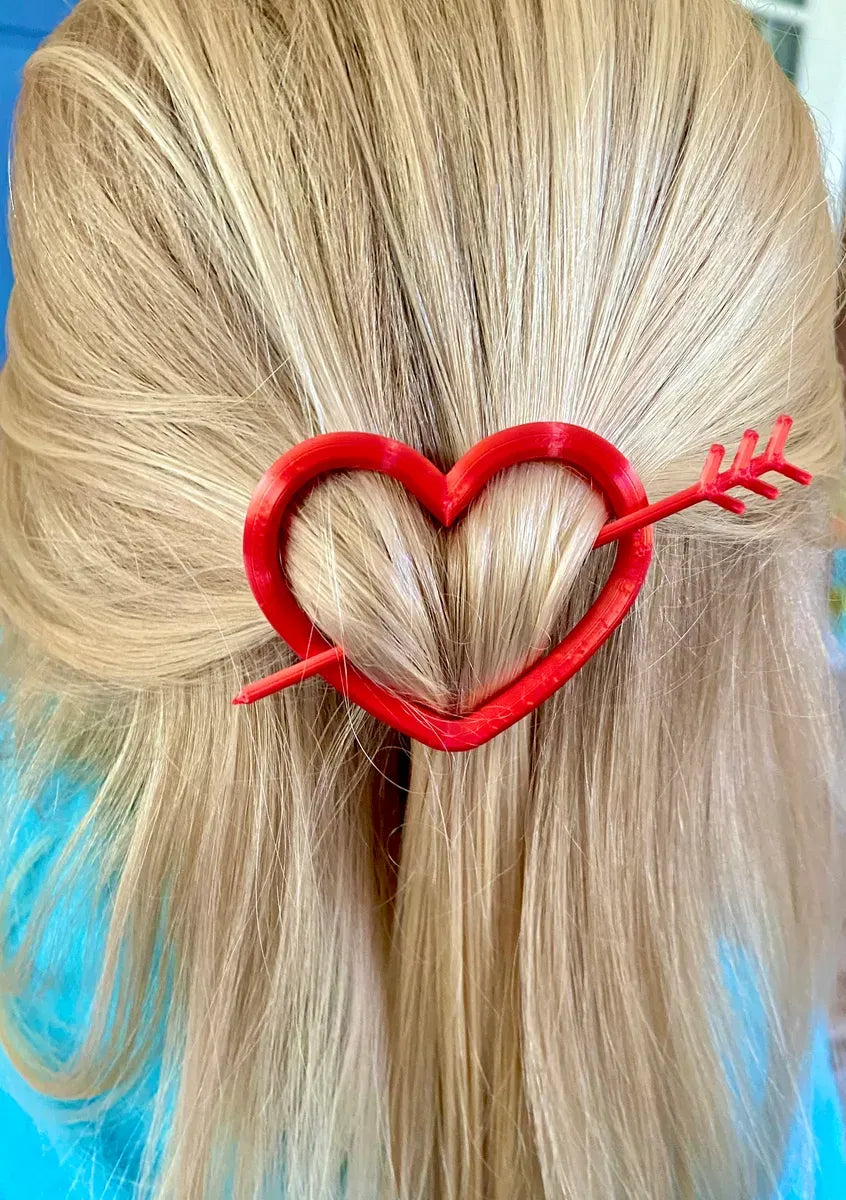 Épingle à cheveux cœur et flèche - Cosplay Print