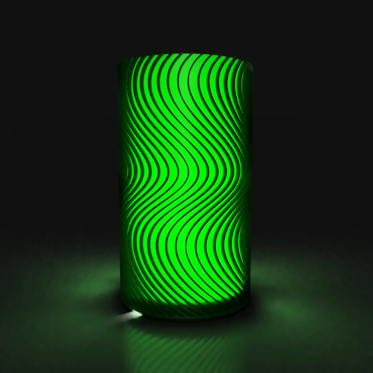 Vase Spirale Mode Lampe - Impression de 3h - Lumière Print