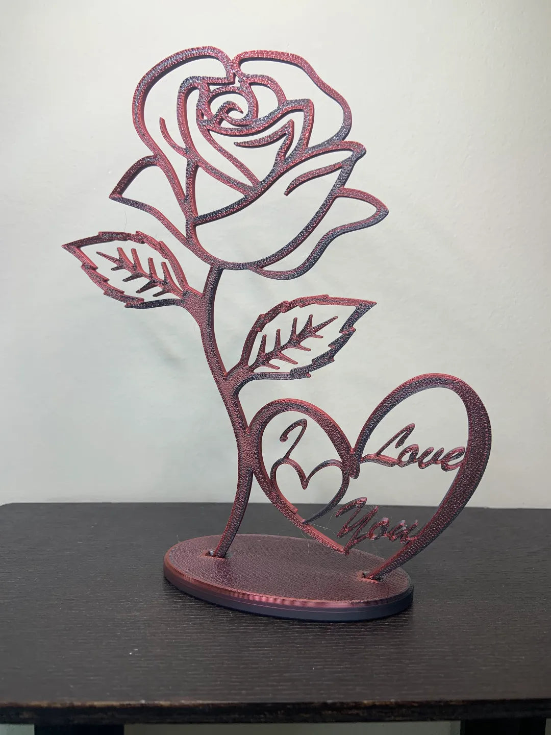 Rose et moi t'aimons - Fêtes Print