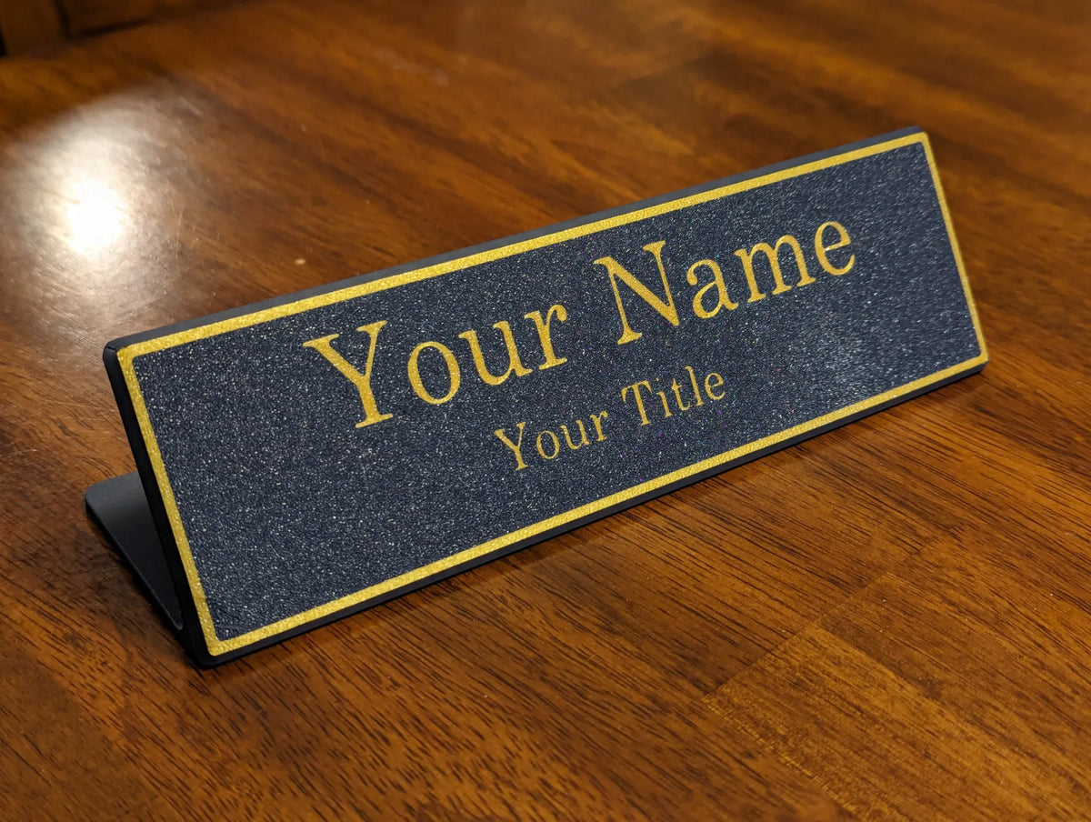 Plaque de nom personnalisée - Surface affleurante - Cadeau Print