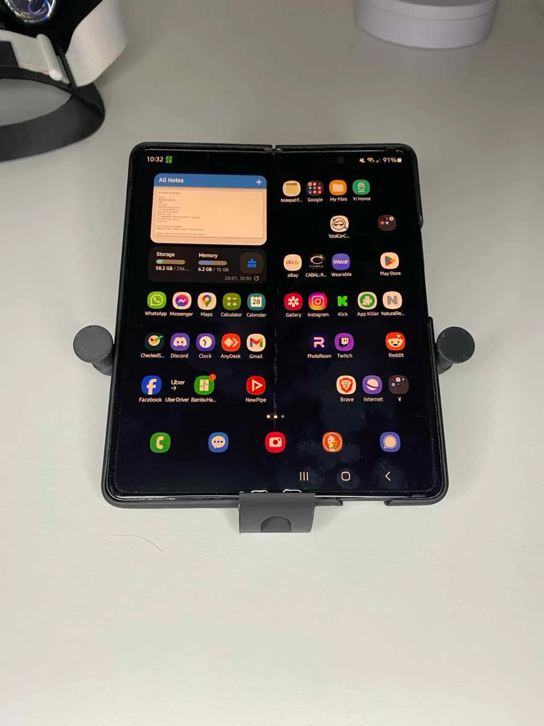 Support de ventilation de voiture pour Samsung Galaxy Z Fold 2 3 4 5 6 - Auto Print