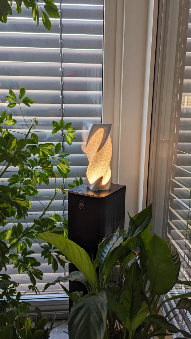 Abat-jour tourbillonné V2 pour kit LED 001 - Maison Print