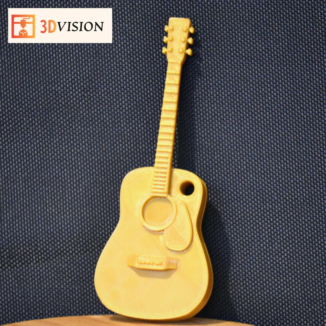 Porte-clés guitare acoustique - Music Print