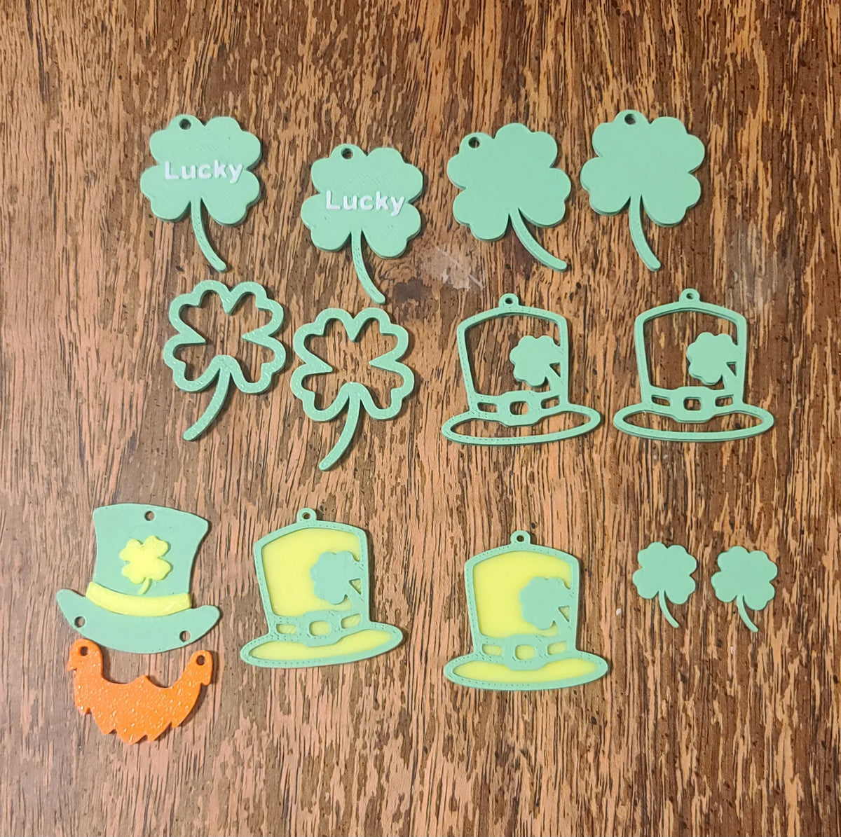 7 Boucles d'oreilles de la Saint Patrick - Fêtes Print