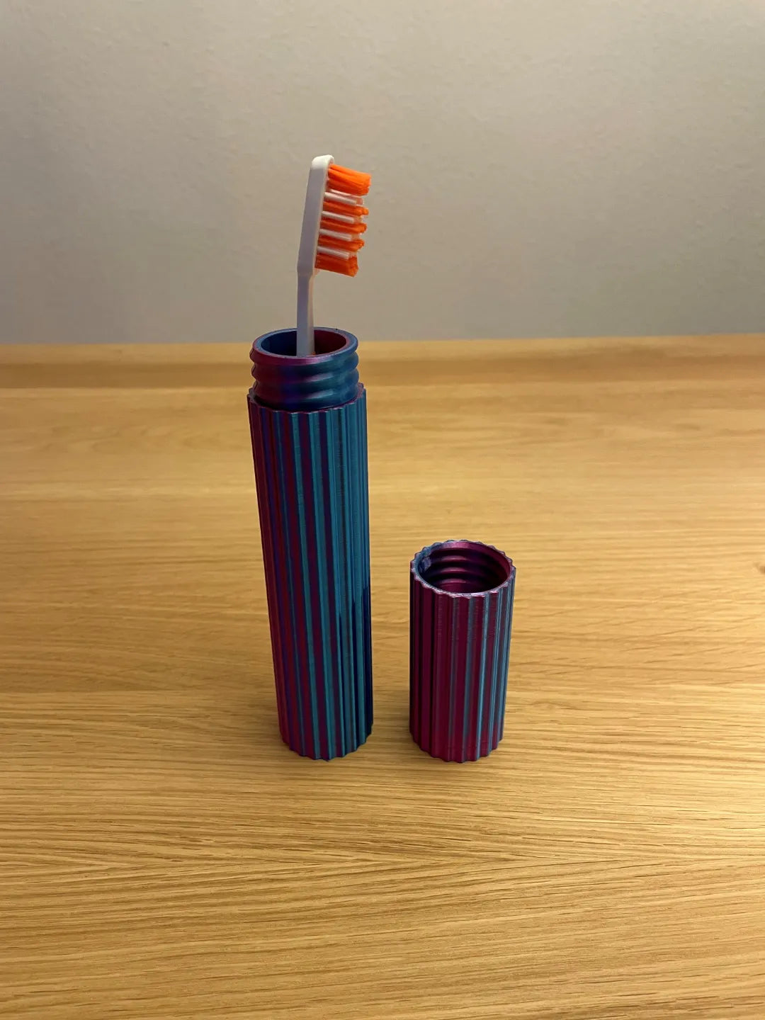 Contenant de Voyage pour Brosse à Dents - Voyage Print