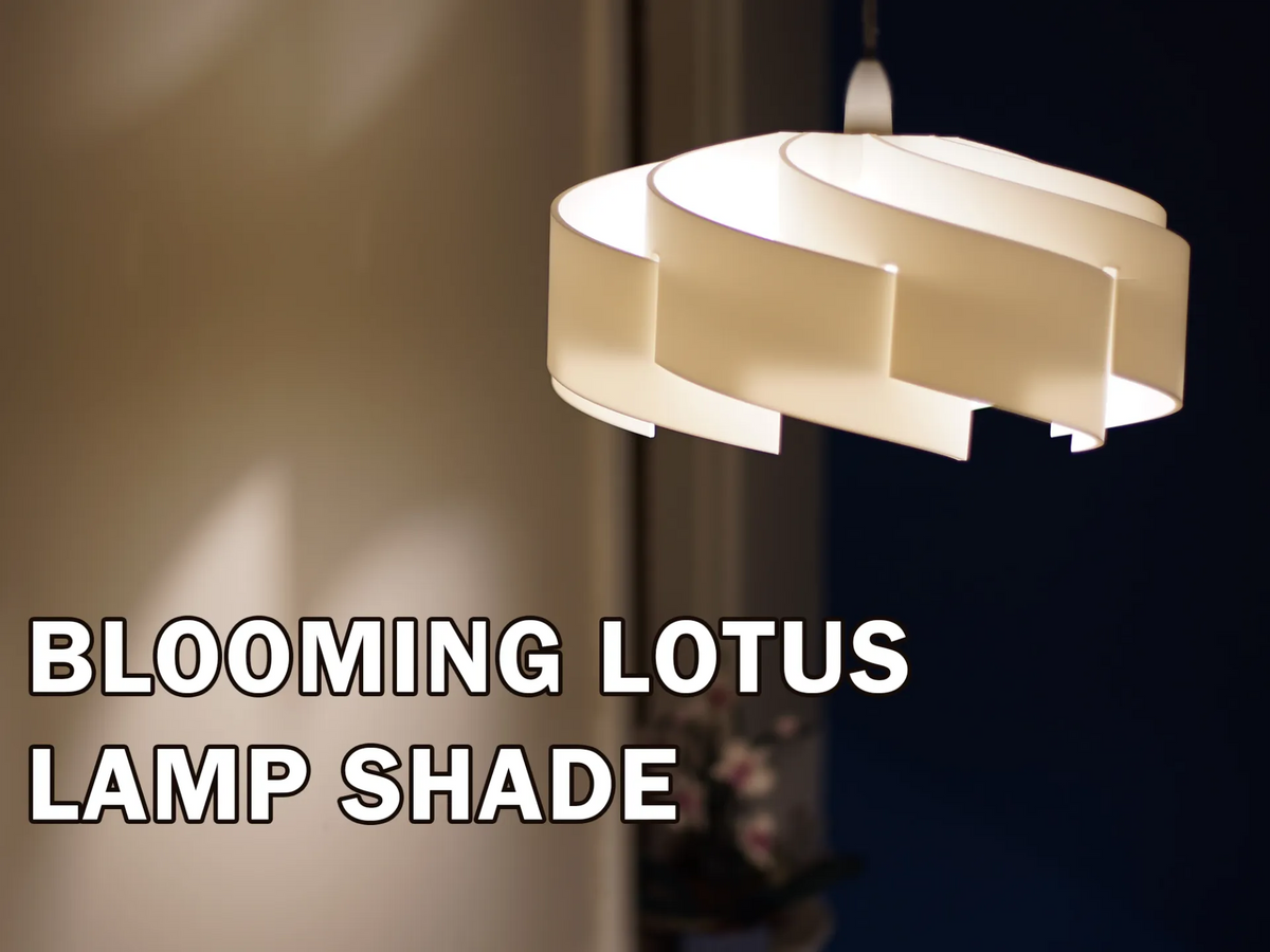 Abat-jour de lampe Lotus en fleurs - Maison Print