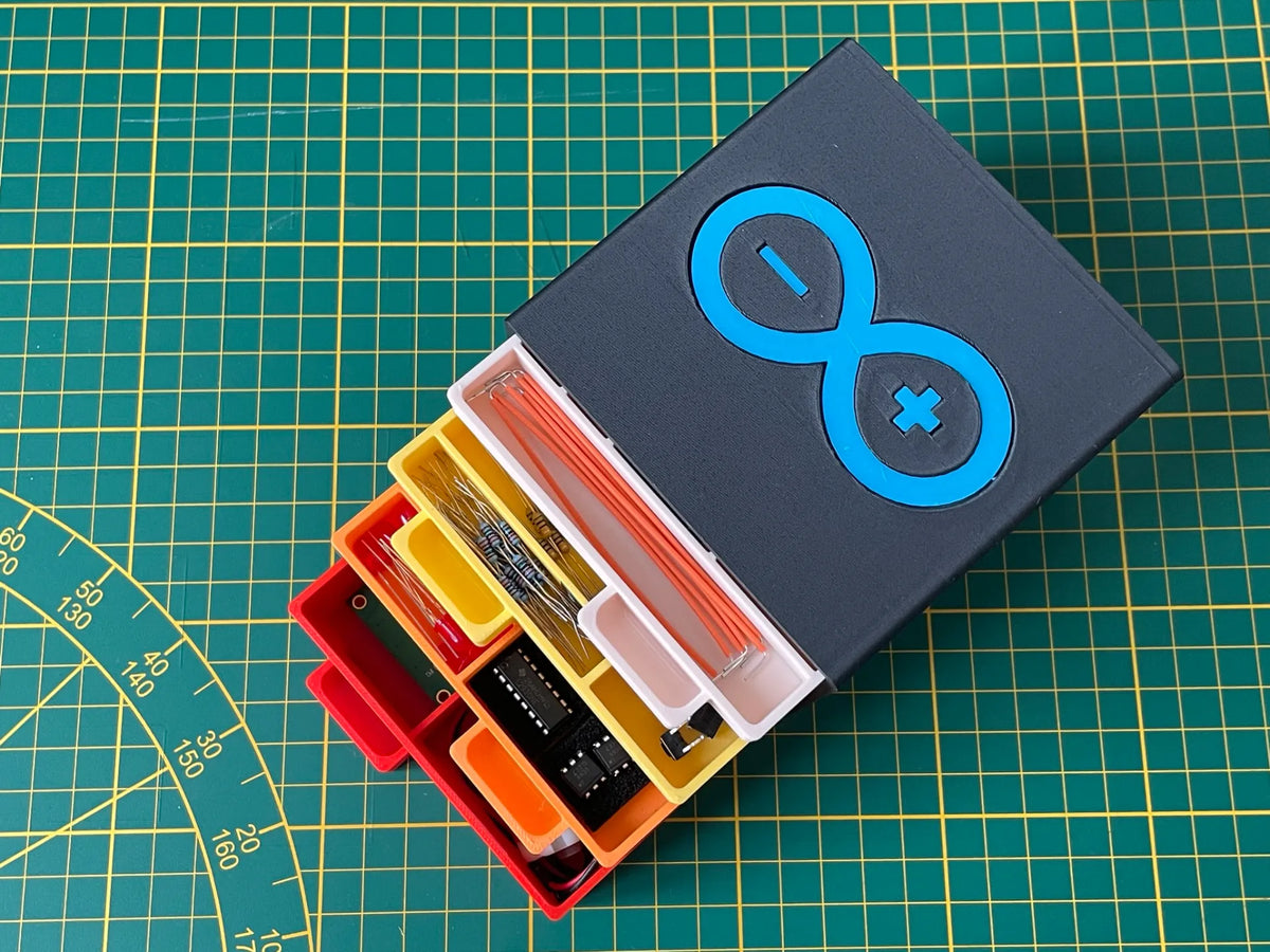 Organiseur de composants électroniques - Kit de démarrage Arduino - Science Print