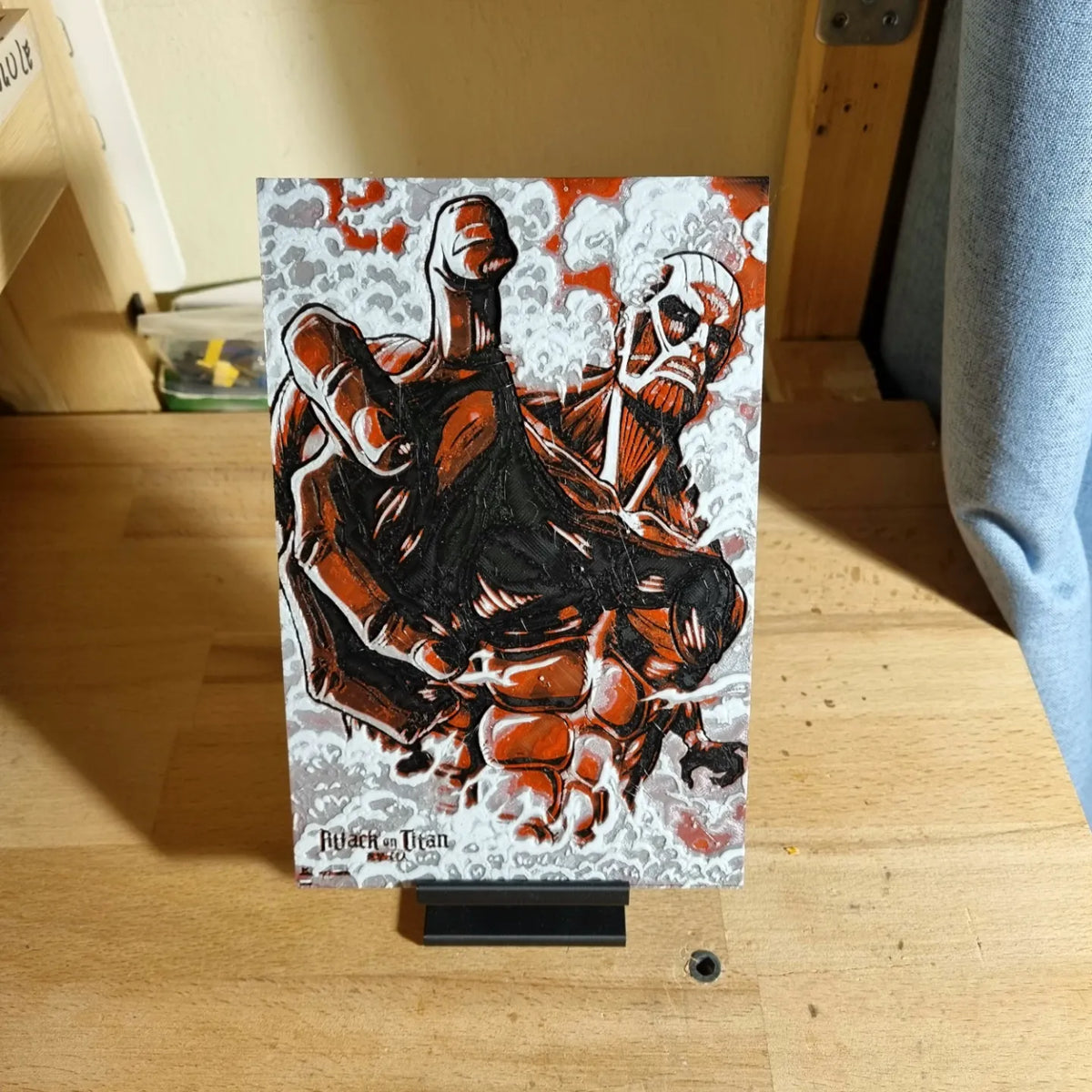 Attaque du Titan Colossal (HueForge - L'Attaque des Titans) - Geek Print