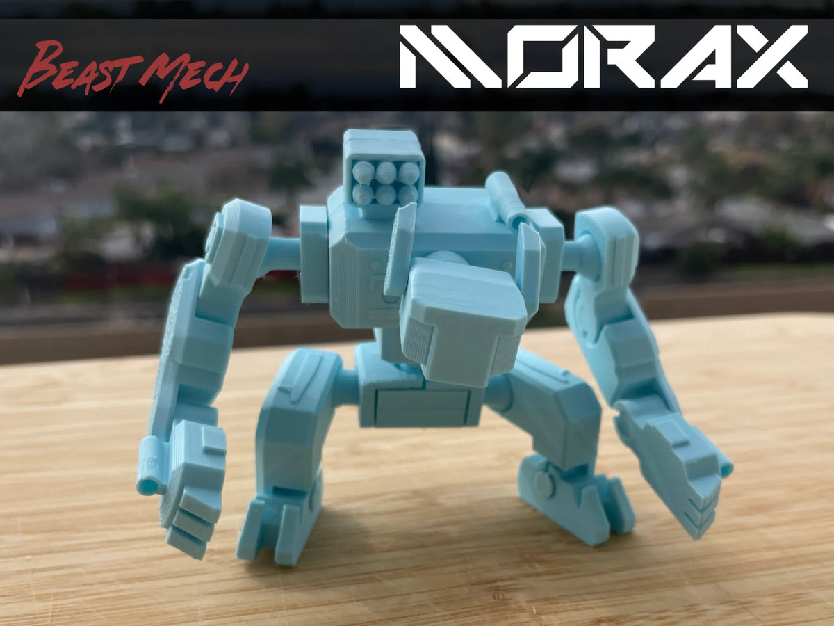 Morax - Mecha Bête - Figurine Print