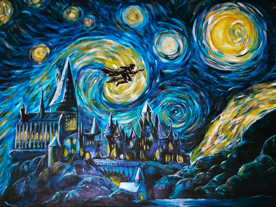 Harry Potter et Poudlard - Geek Print
