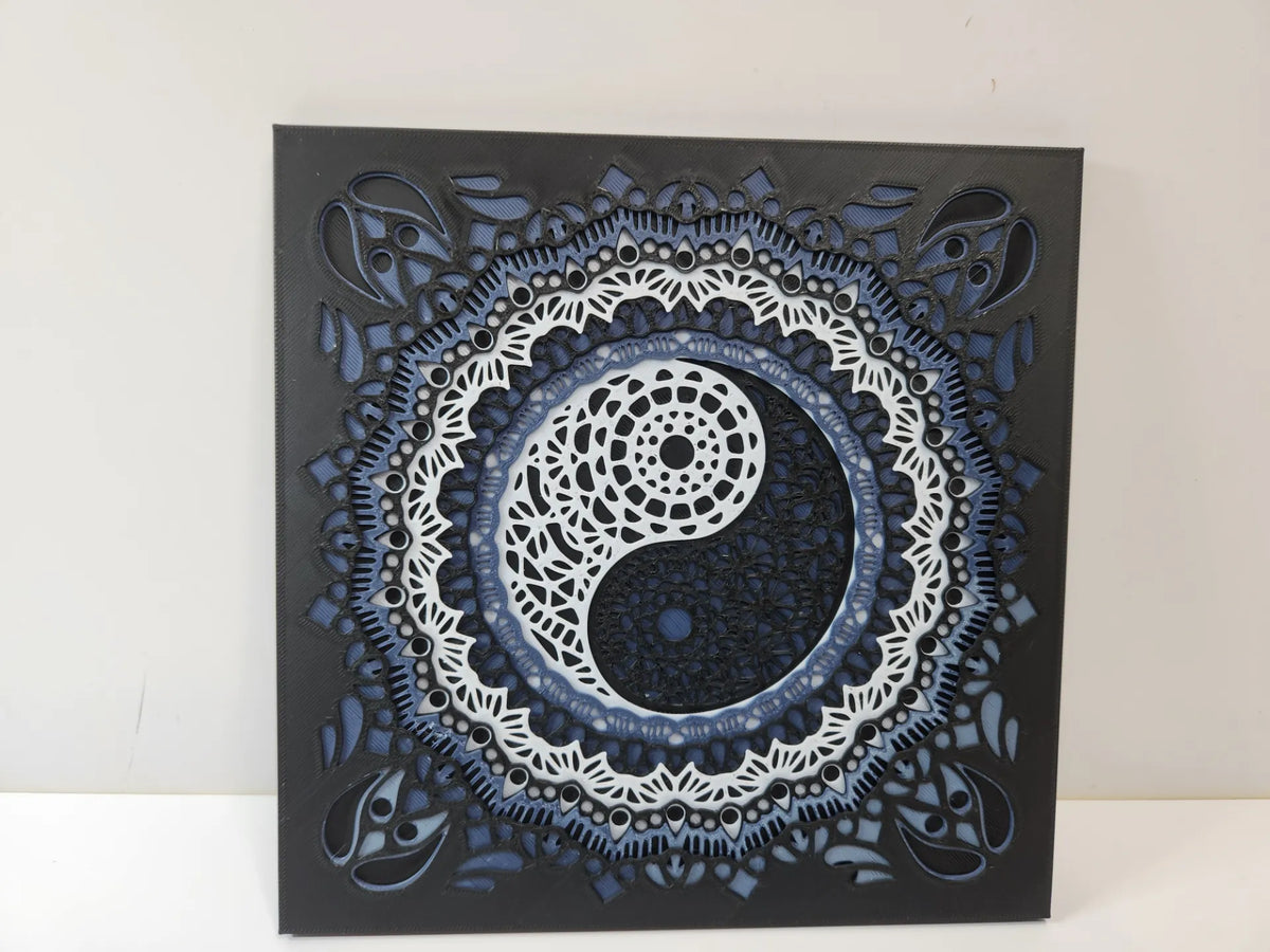Mandala Yin Yang Art Mural - Maison Print