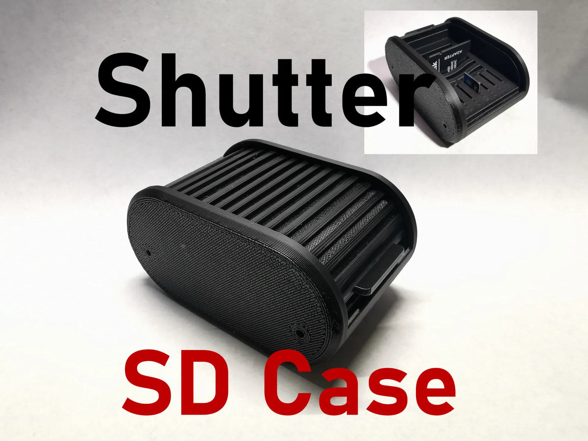 Étui de voyage pour cartes SD à obturateur - Tech Print