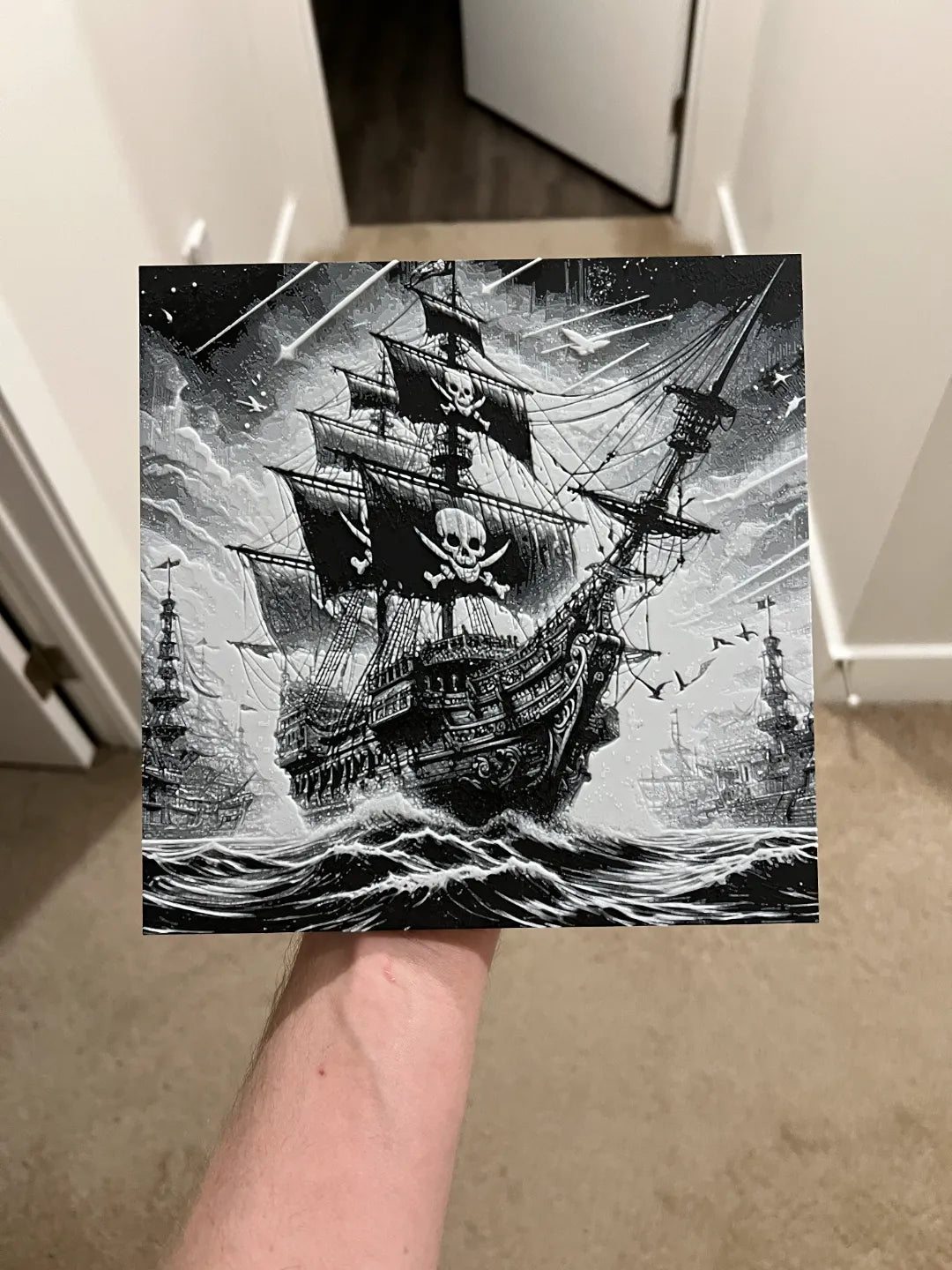 Art de navire pirate Hueforge - Maquette Print
