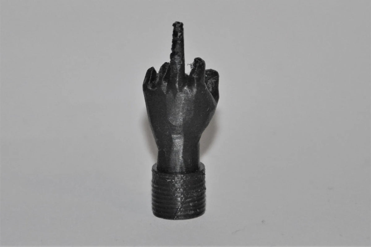 Cache-valve Schrader doigt d'honneur - Auto Print