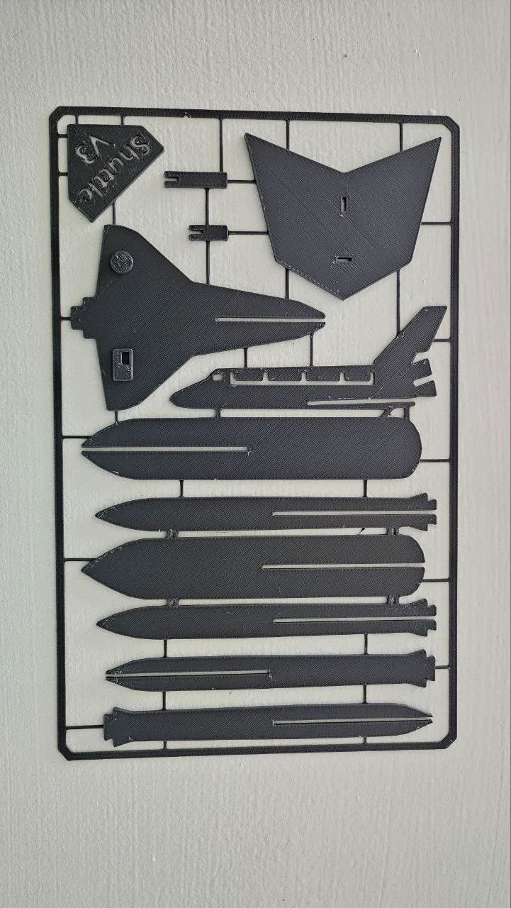 Ensemble de cartes de navette spatiale - Maquette Print