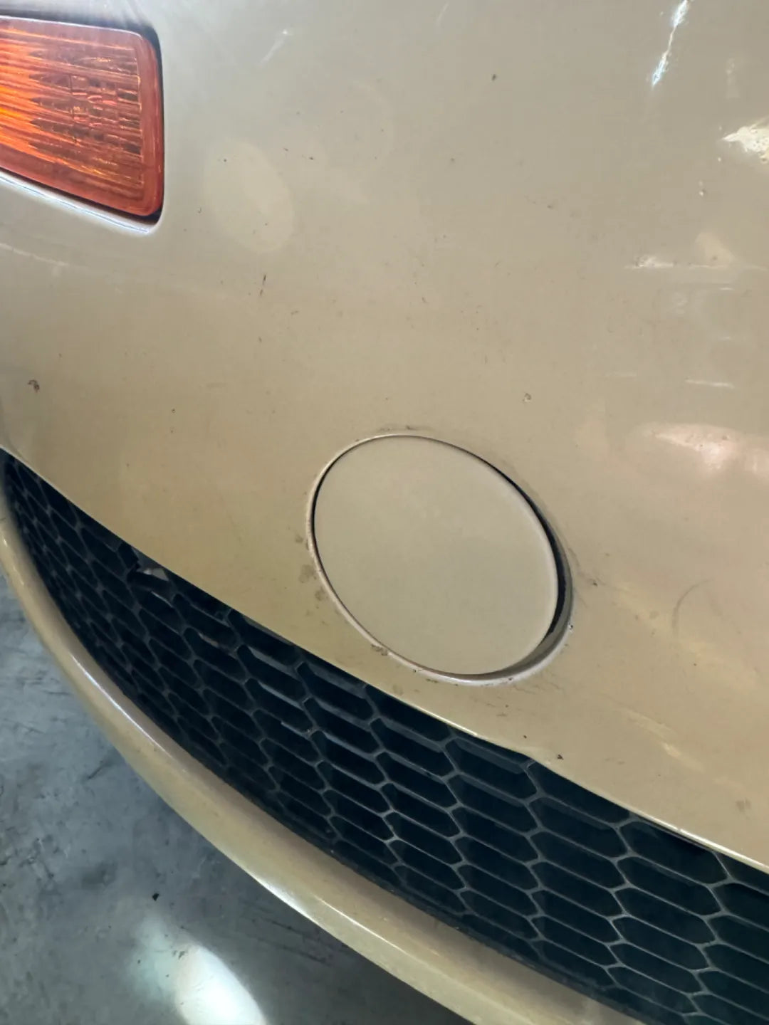 Volkswagen VW Nouvelle Coccinelle Cache d'œillet de remorquage de pare-chocs avant - Auto Print