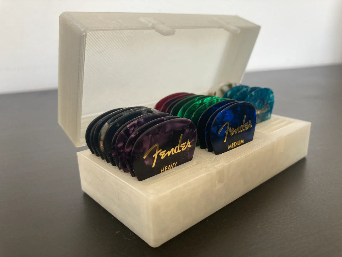 Boîte à médiators de guitare à imprimer sur place (disponible maintenant) - Music Print