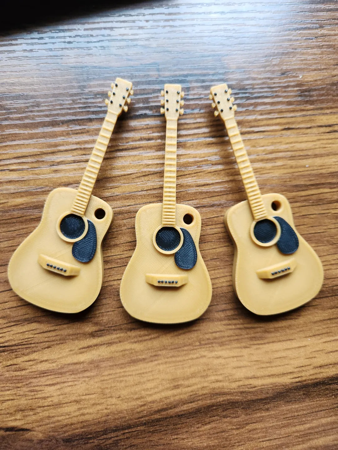 Porte-clés de guitare acoustique - Music Print