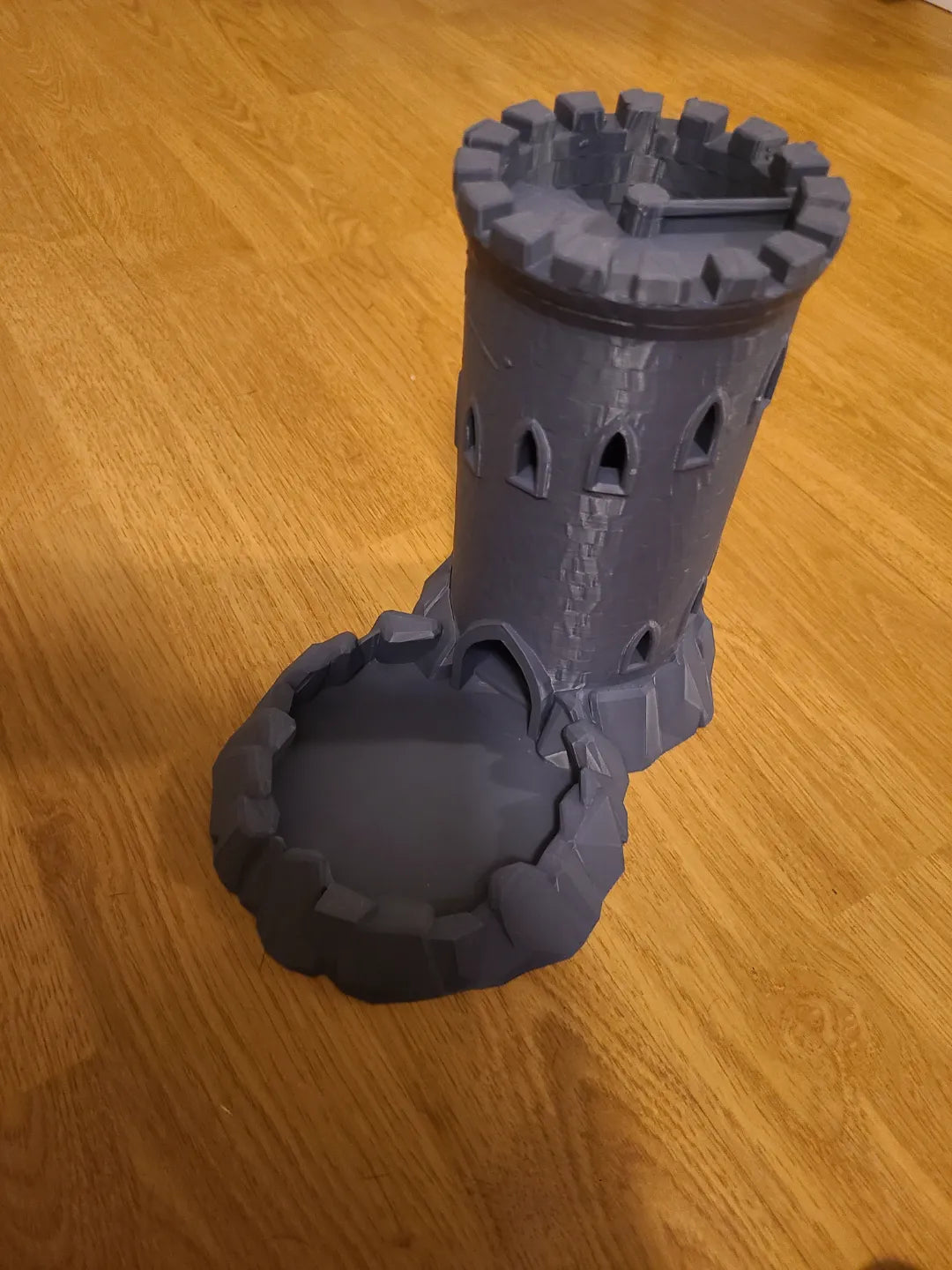 Tour de dés de château miniature - Geek Print