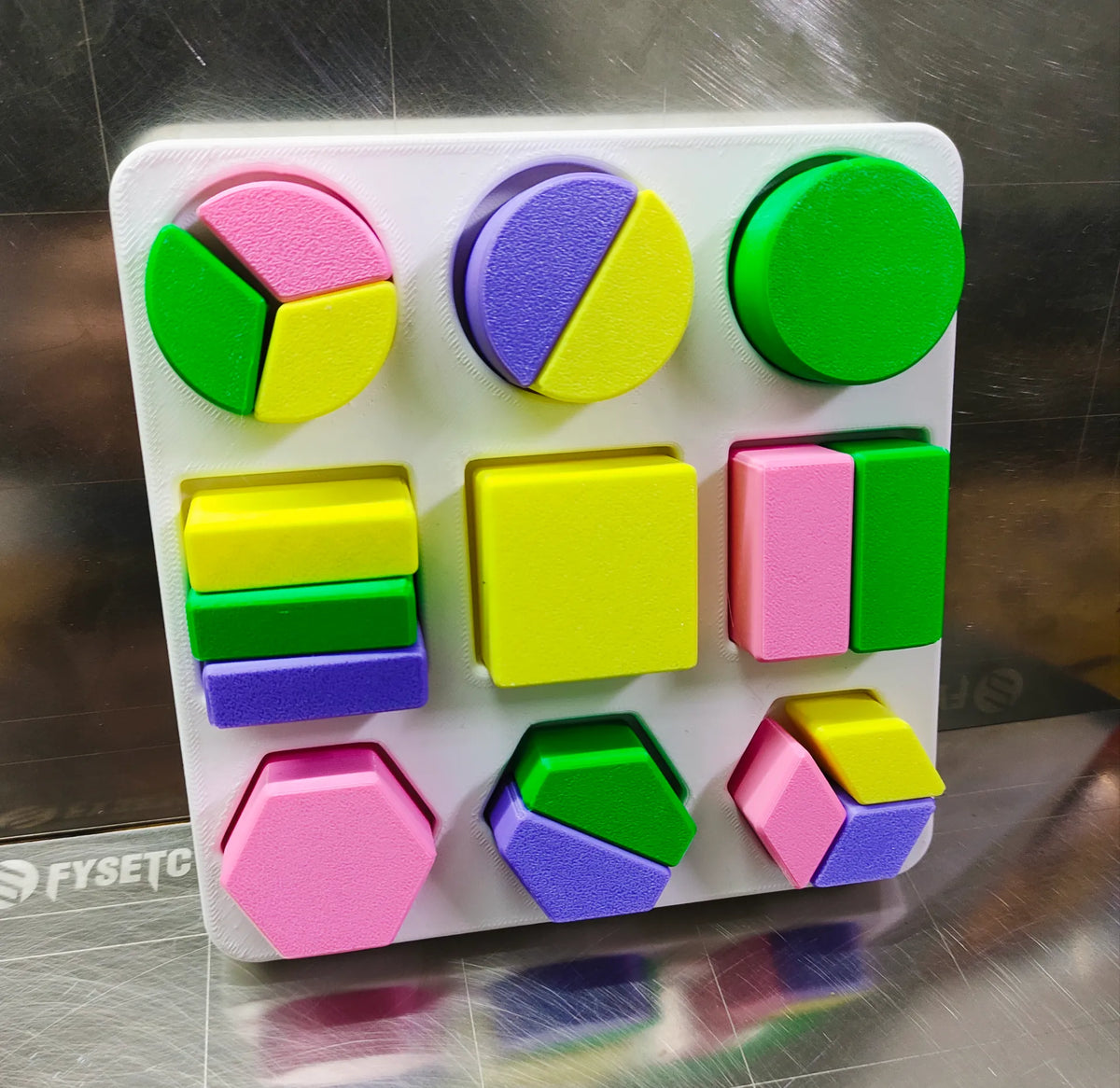 Puzzle - formes géométriques - Bébé Print