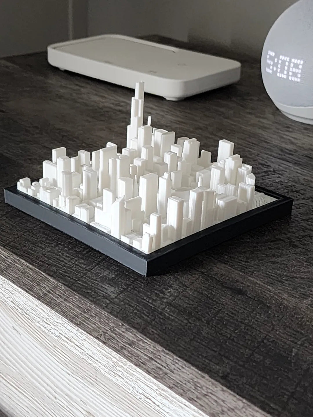 Modèle 3D de la ville de Chicago - Art Print
