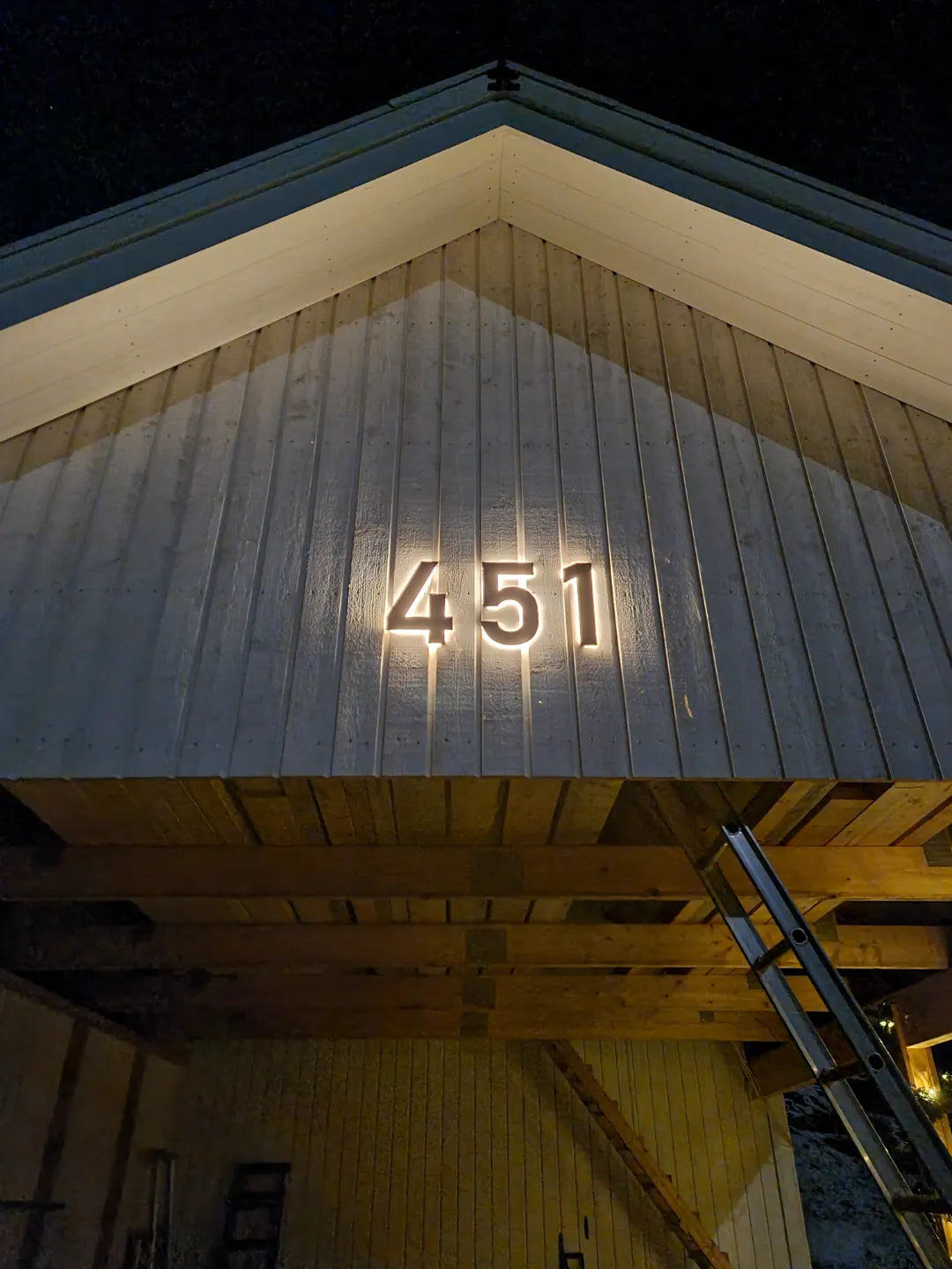 Numéros de maison LED (19cm, 24cm et 29cm) - NFC Print