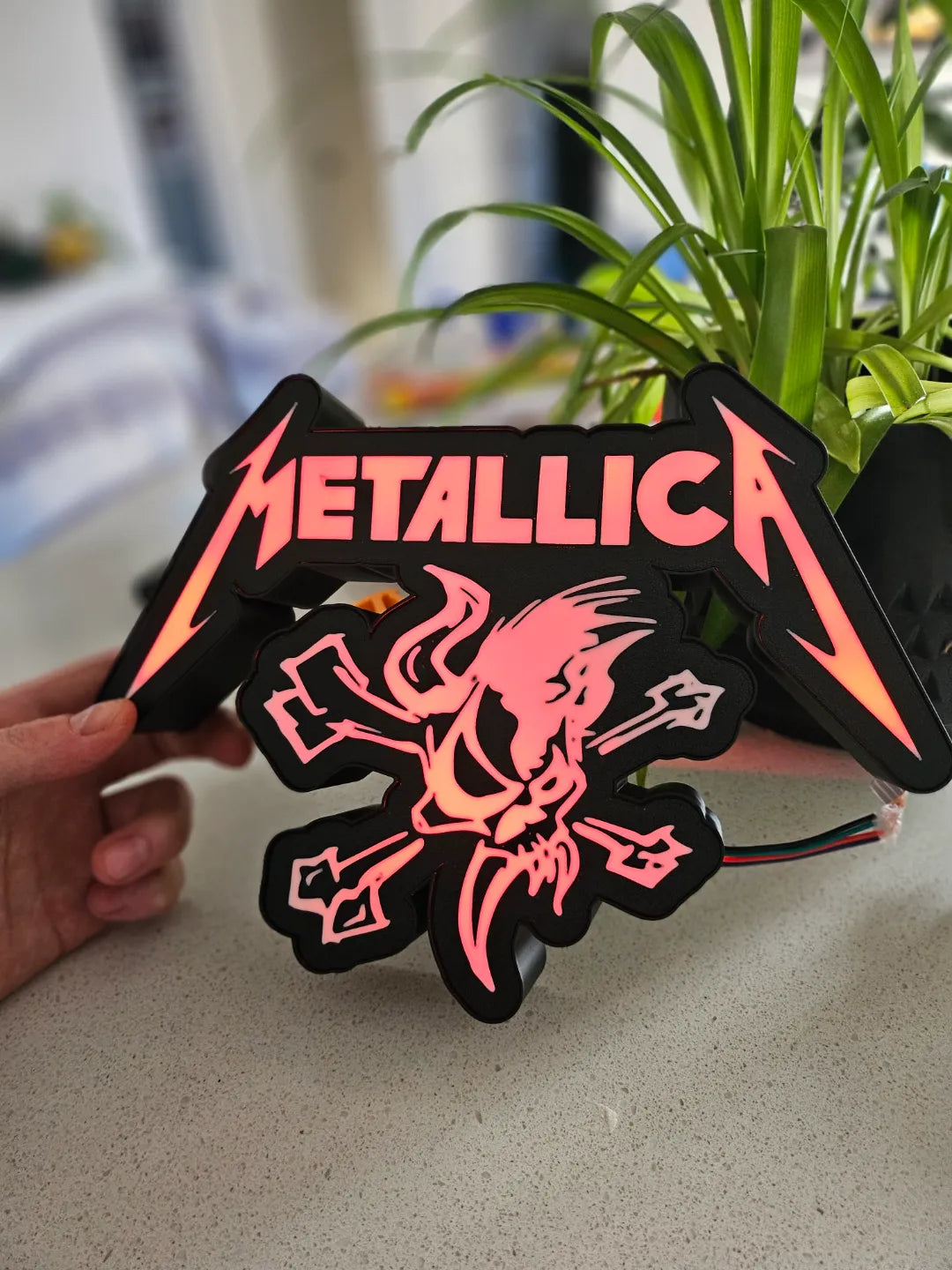 Lampe LED Metallica RGB-LED - Lumière Print