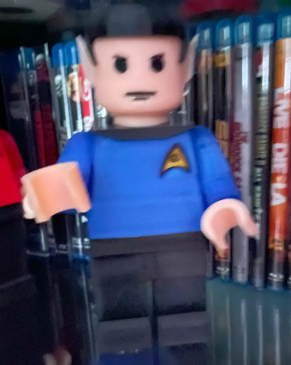 Modèle de figurine géante en briques Star Trek Spock - Geek Print