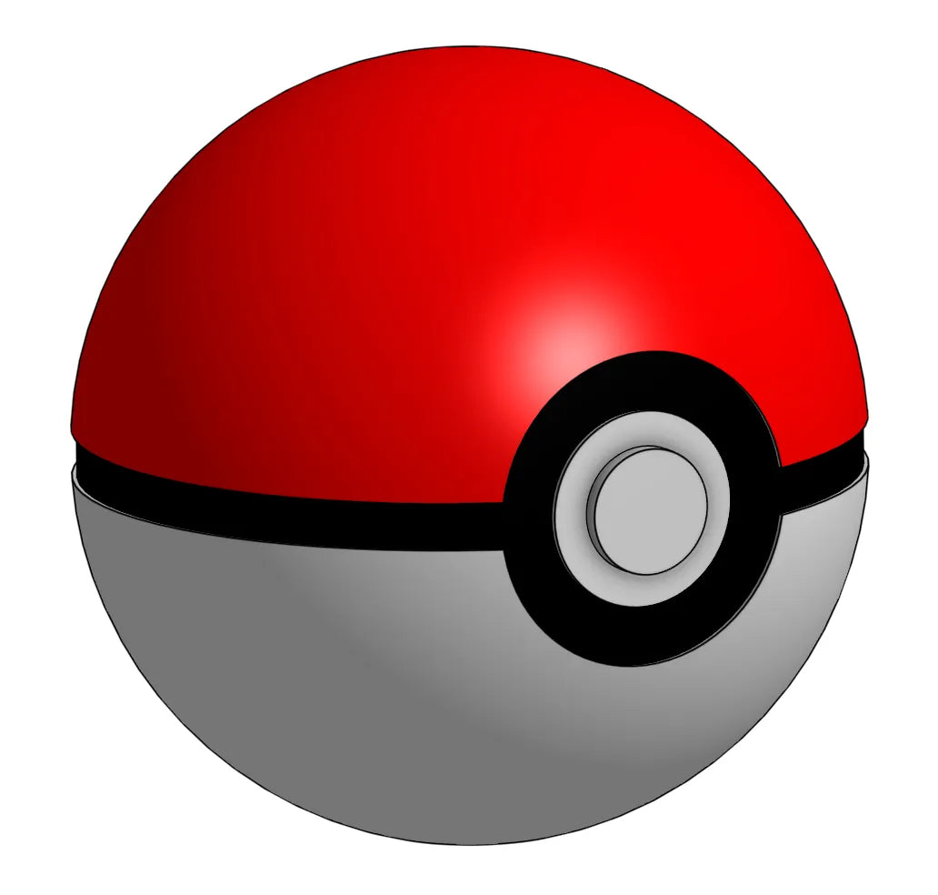 Pokeball - Taille Réelle Impression 3D - Figurine Print
