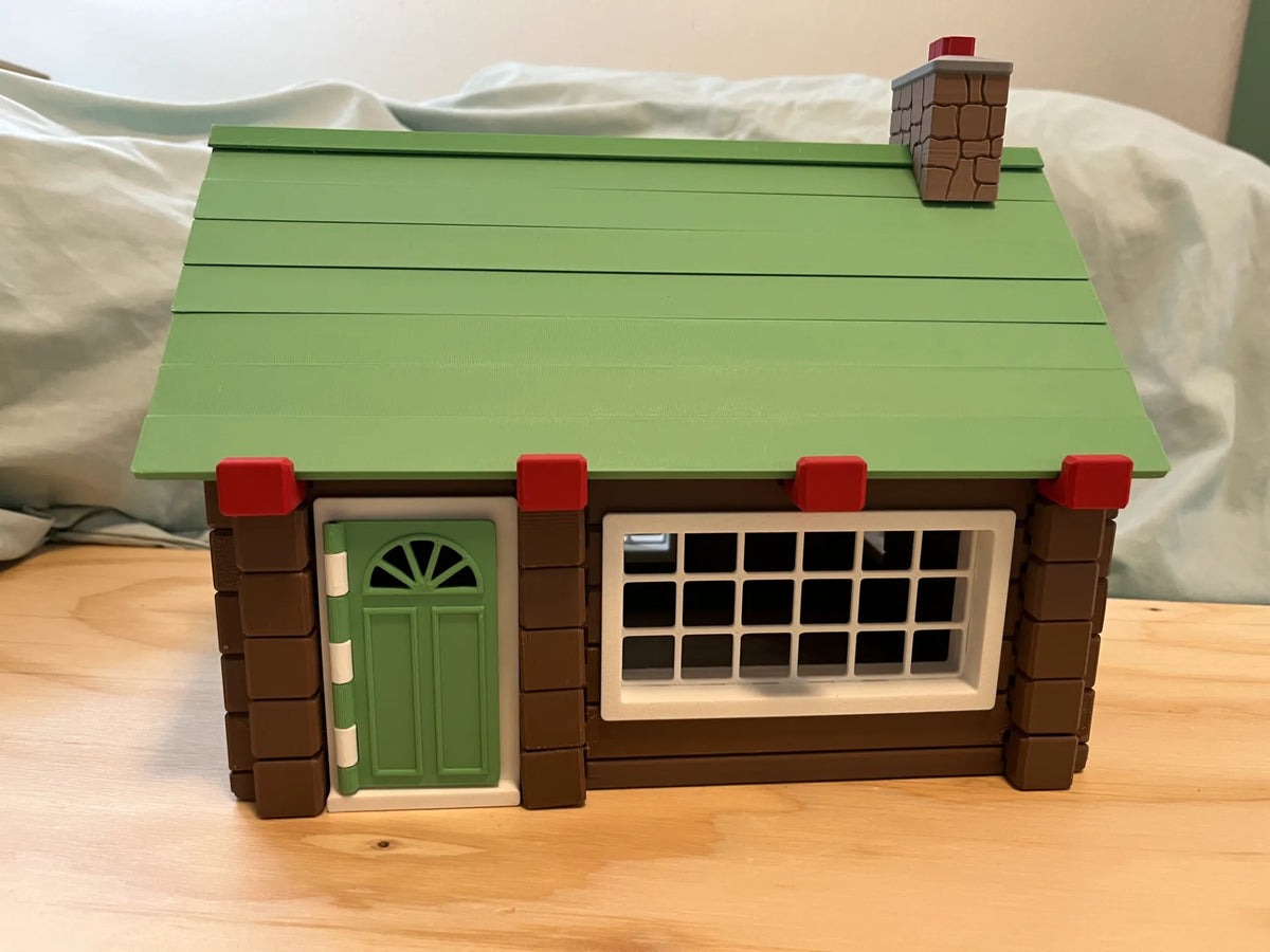 Ensemble de construction de cabane en bois - Bébé Print