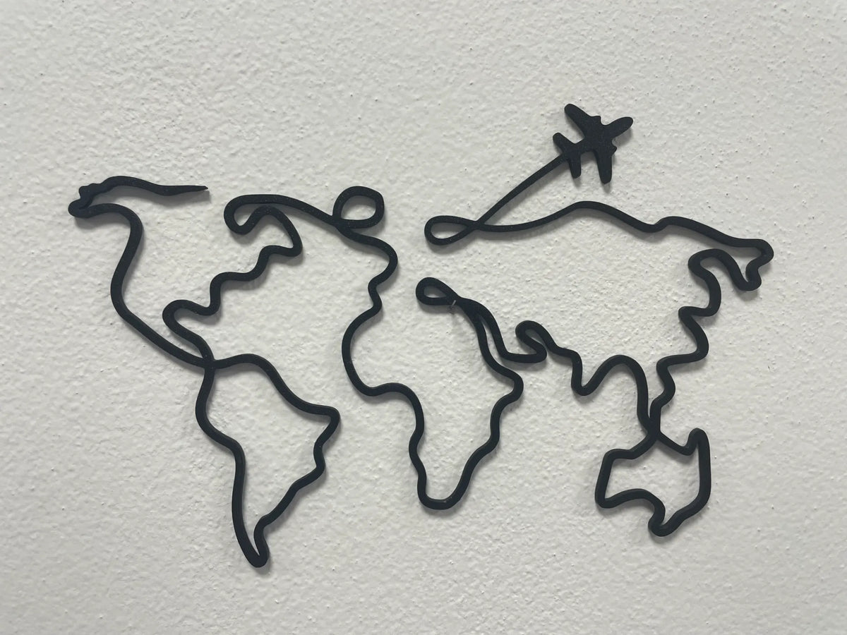 Art mural Carte du monde - Voyage Print