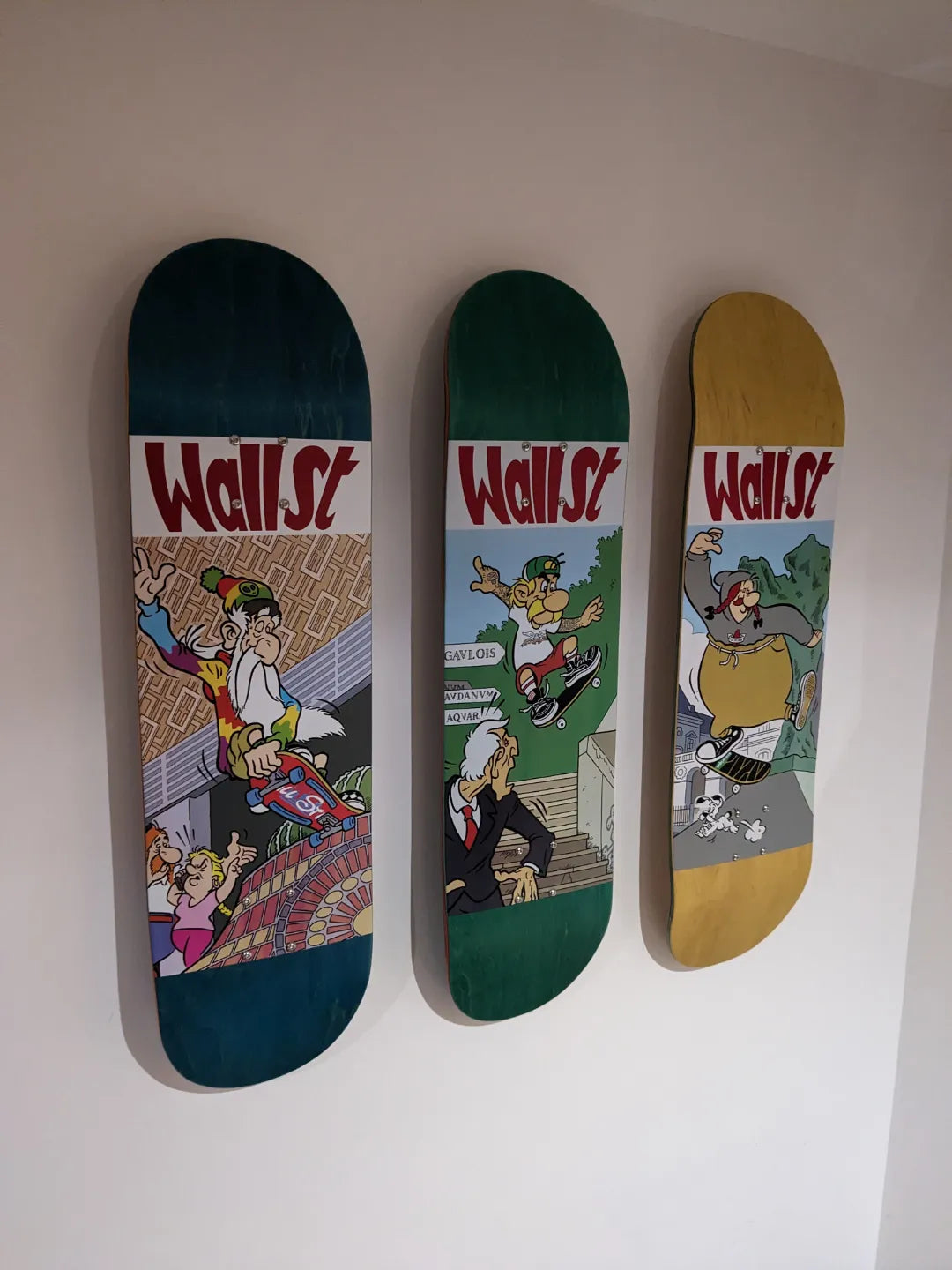 Support mural pour planche de skate - Vélo Print