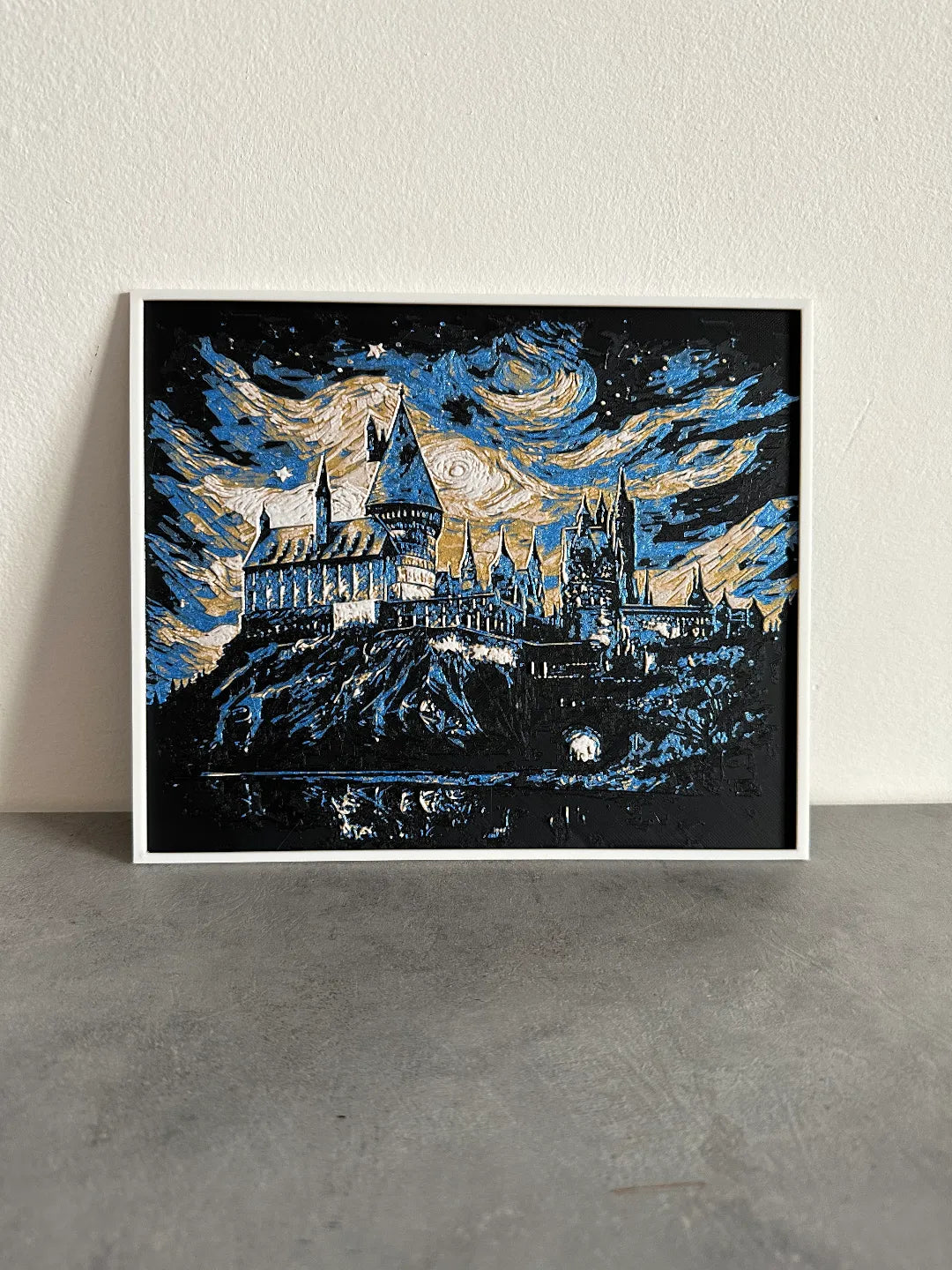 Poudlard style Van Gogh. Harry Potter Hueforge - Geek Print