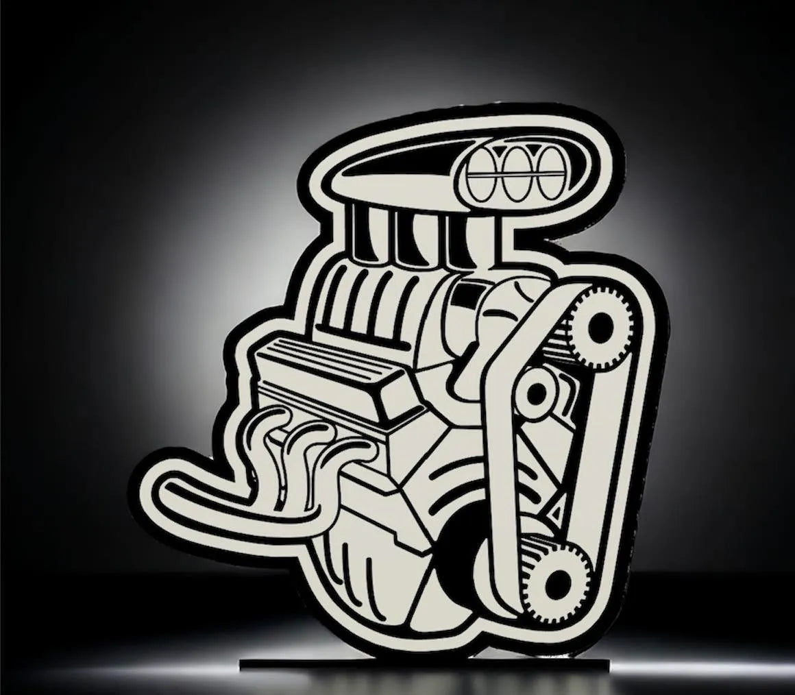 Lampe LED Moteur Hot Rod - Auto Print