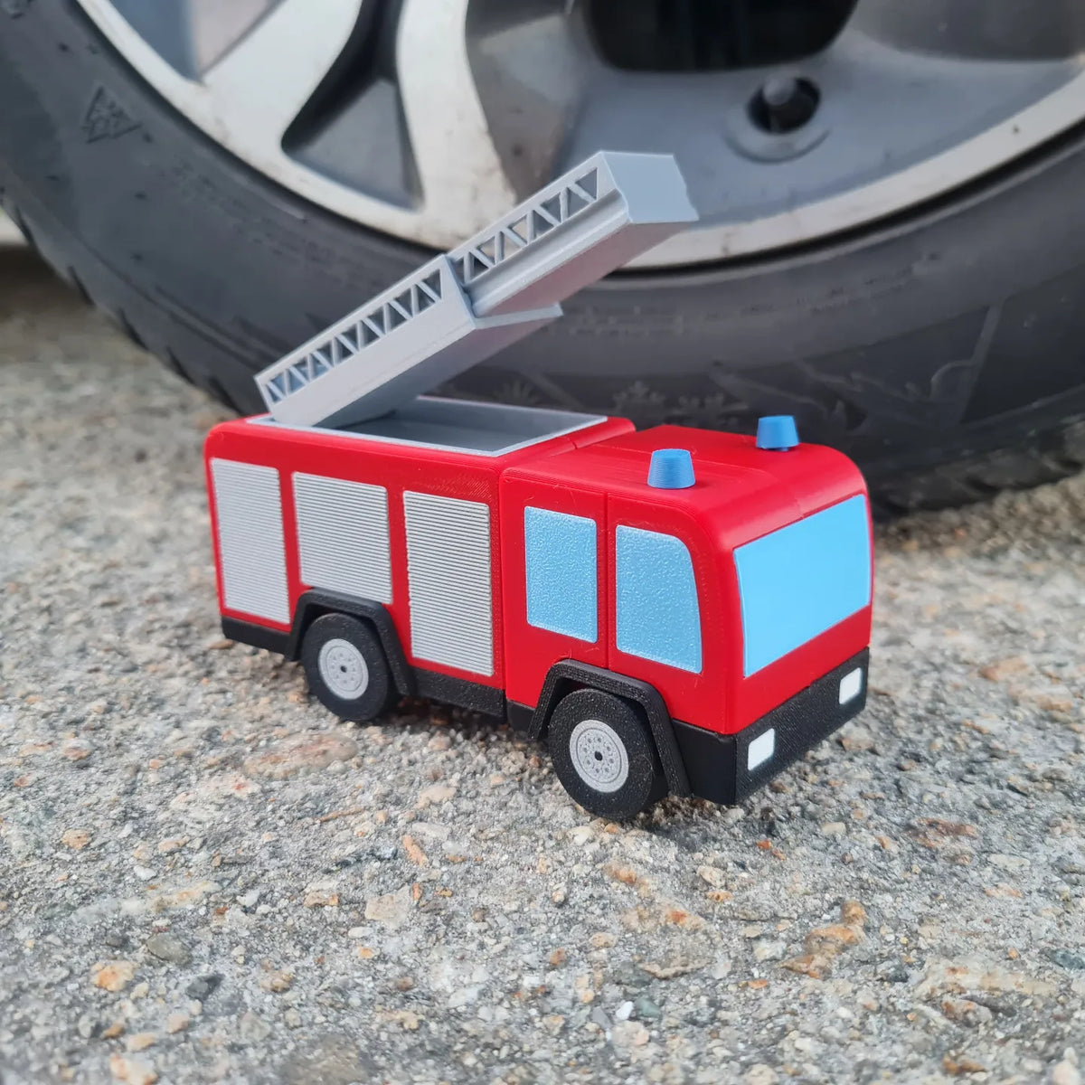 Camion de pompiers modulaire jouet - Maquette Print