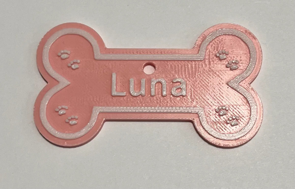 "Luna" Plaque Os pour Chien - Pet Print