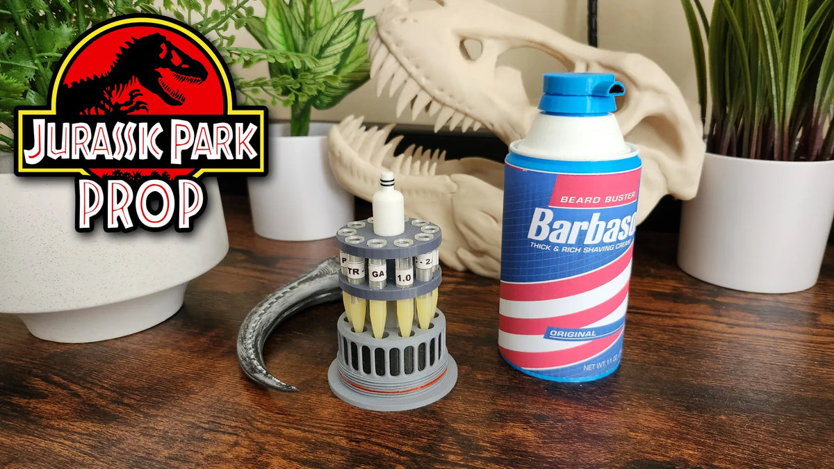 Baril de Barbasol de Jurassic Park - Geek Print
